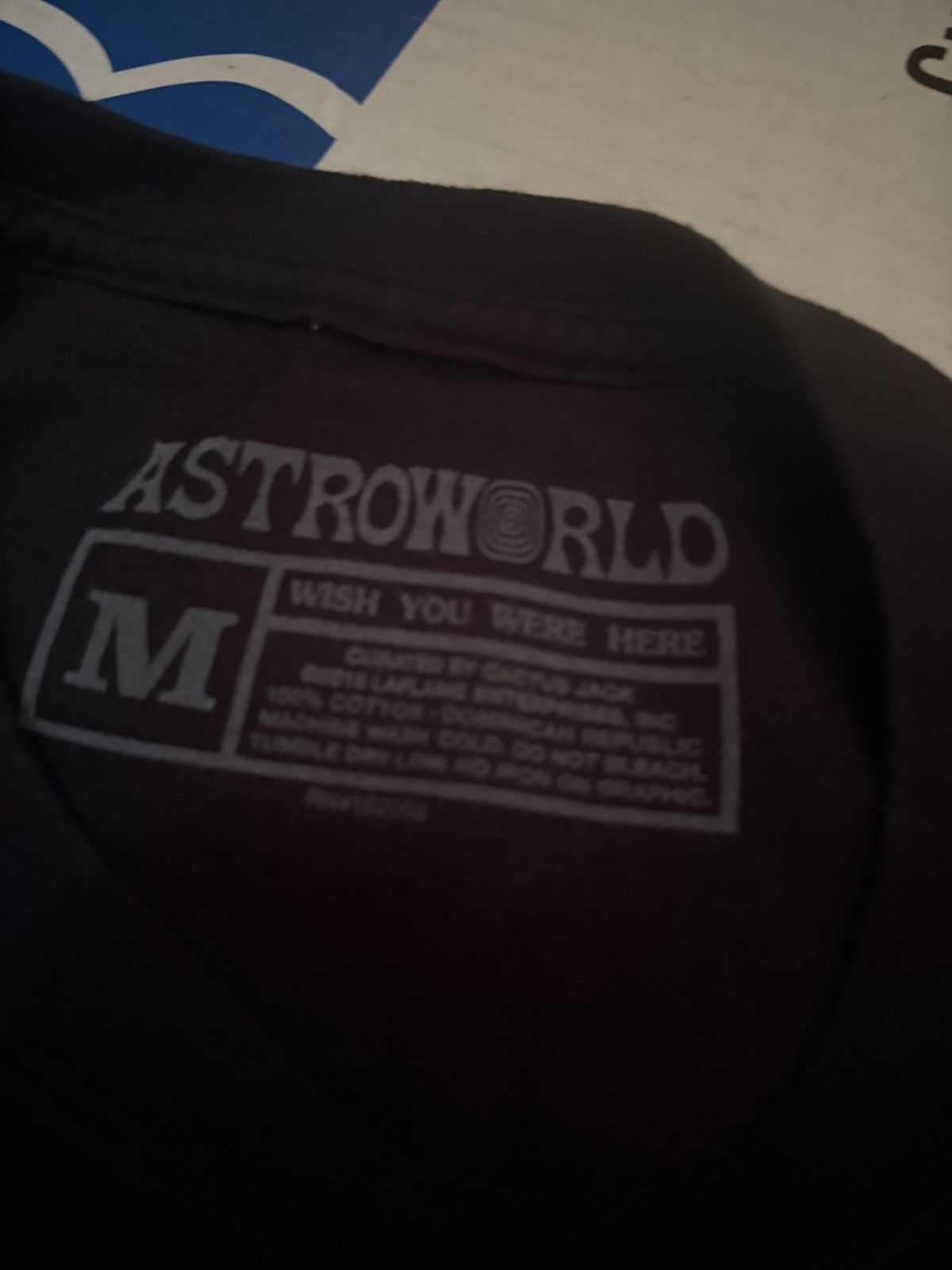 Travis Scott Authentic Travis Scott Astroworld“Wish You Were Here”TourTee Size US M / EU 48-50 / 2 - 3 Thumbnail