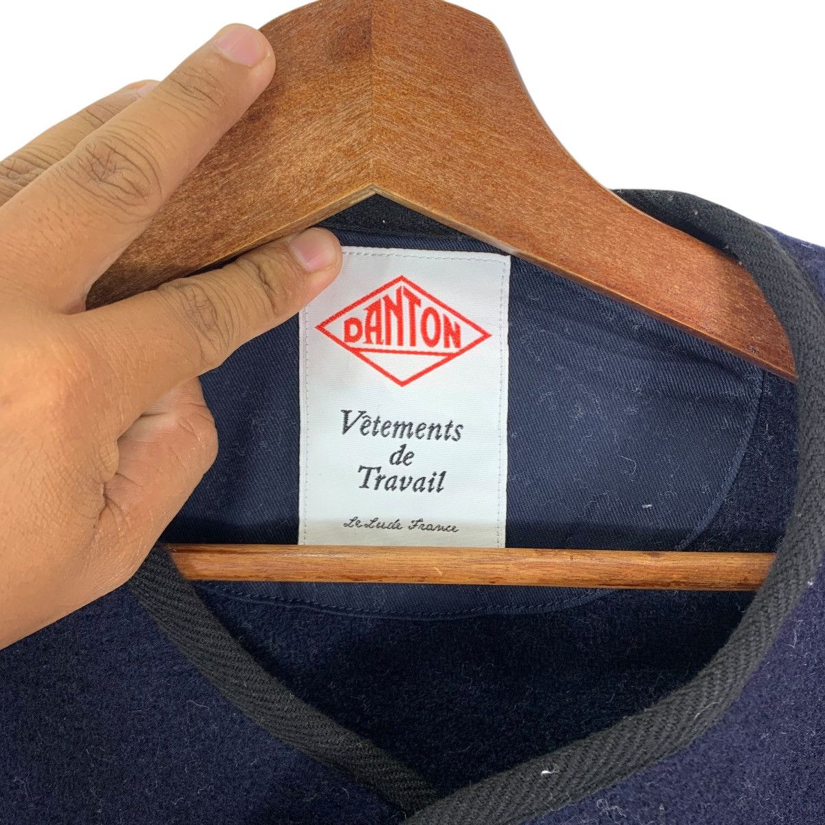 Danton × Vintage VINTAGE DANTON VETEMENTS DE TRAVAIL WOOL JACKET Size US M / EU 48-50 / 2 - 6 Thumbnail