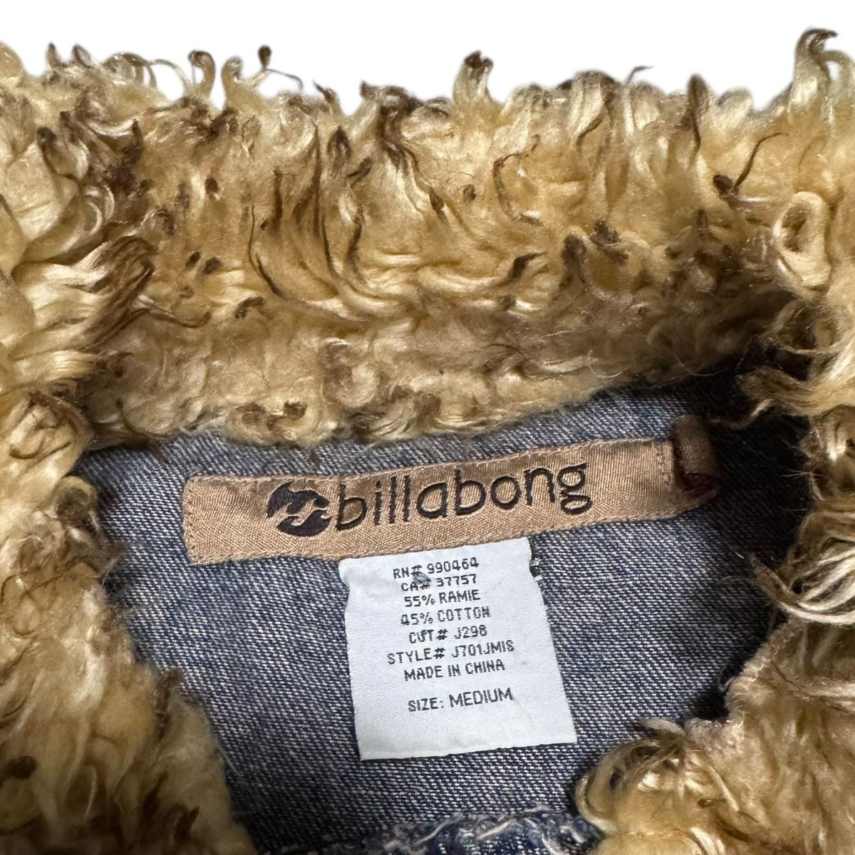 Billabong Y2K Billabong Sherpa Denim Jacket Women's Medium Size M / US 6-8 / IT 42-44 - 6 Thumbnail