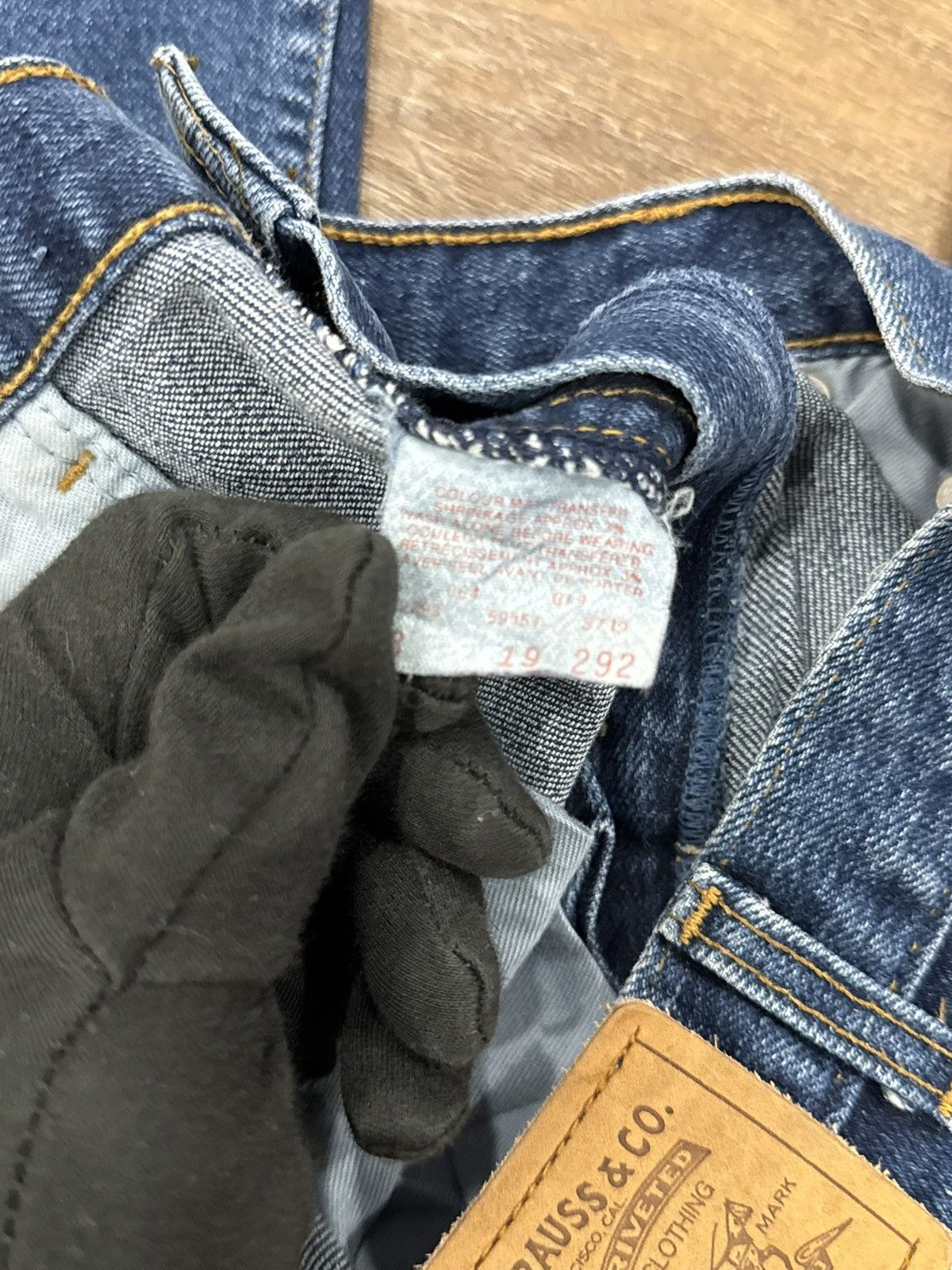 Levi's Vintage Clothing Vintage Levi’s 292 High Waisted Tapered Zip Ankle Jeans 90s Size 40" / US 18 - 11 Thumbnail