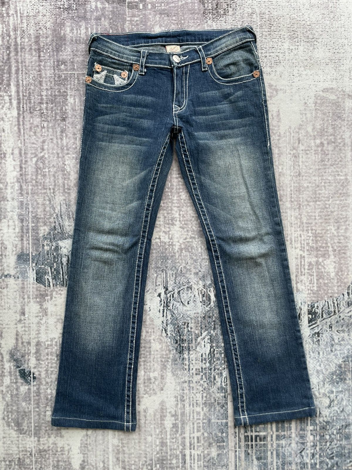 True Religion True Religion Straight Denim Pants Size US 29 - 2 Thumbnail