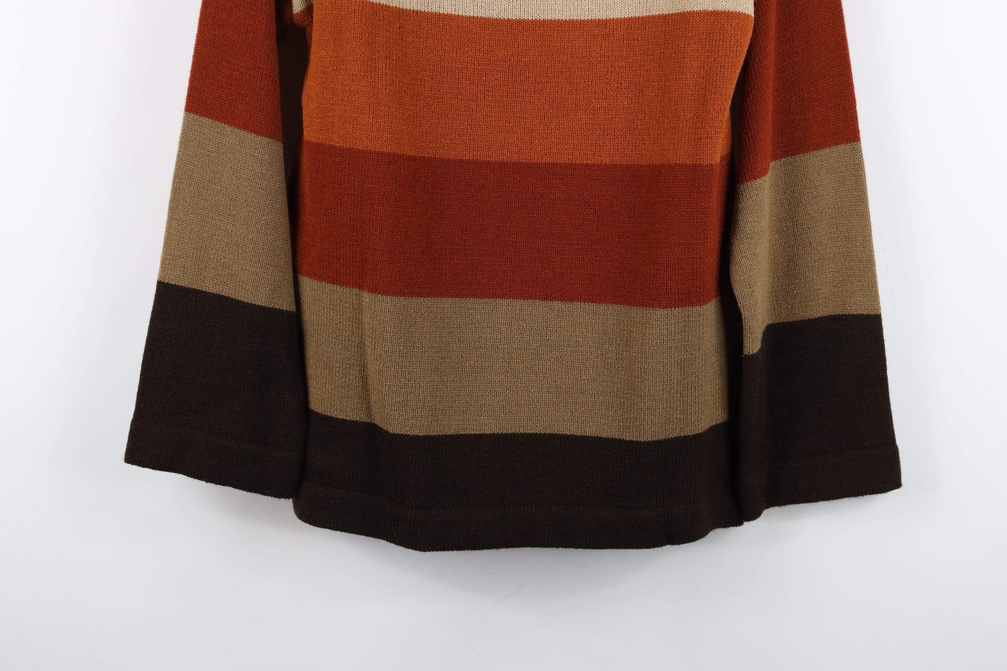Vintage Deadstock Vintage 70s Mid Century Modern Knit Sweater Size L / US 10 / IT 46 - 3 Thumbnail