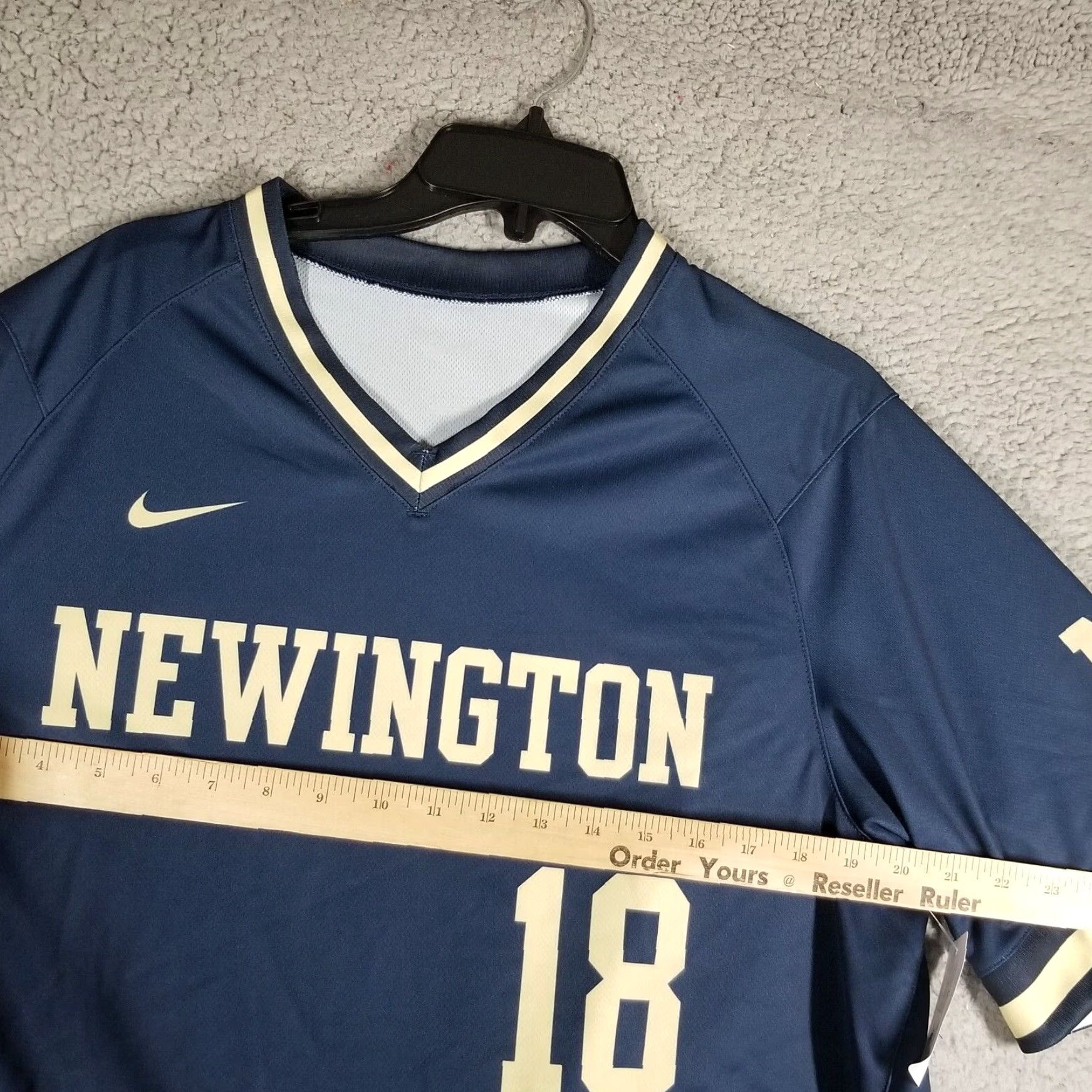 Nike Nike Newington Nor'Easters Jersey Football Blue Adult Large Sample Rare Size US L / EU 52-54 / 3 - 5 Thumbnail