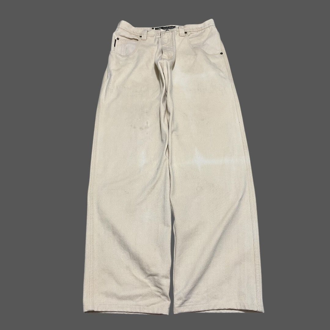 Southpole Y2K SOUTHPOLE BAGGY JEANS BEIGE Size US 34 / EU 50 - 2 Thumbnail