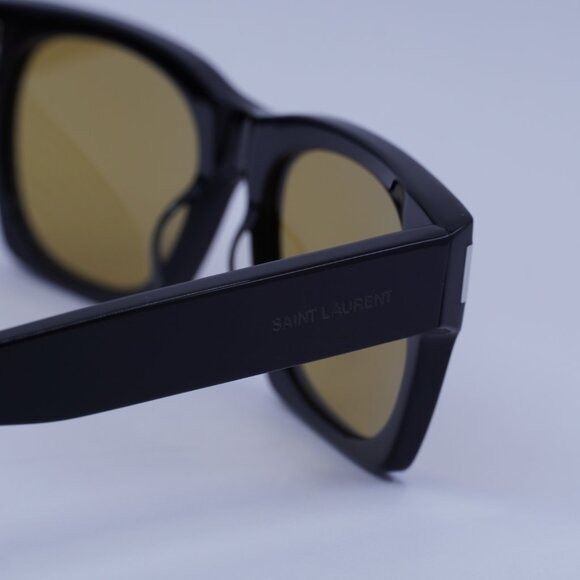 Saint Laurent Paris Saint Laurent SL402 010 Sunglasses Black Square Frame Size ONE SIZE - 11 Thumbnail