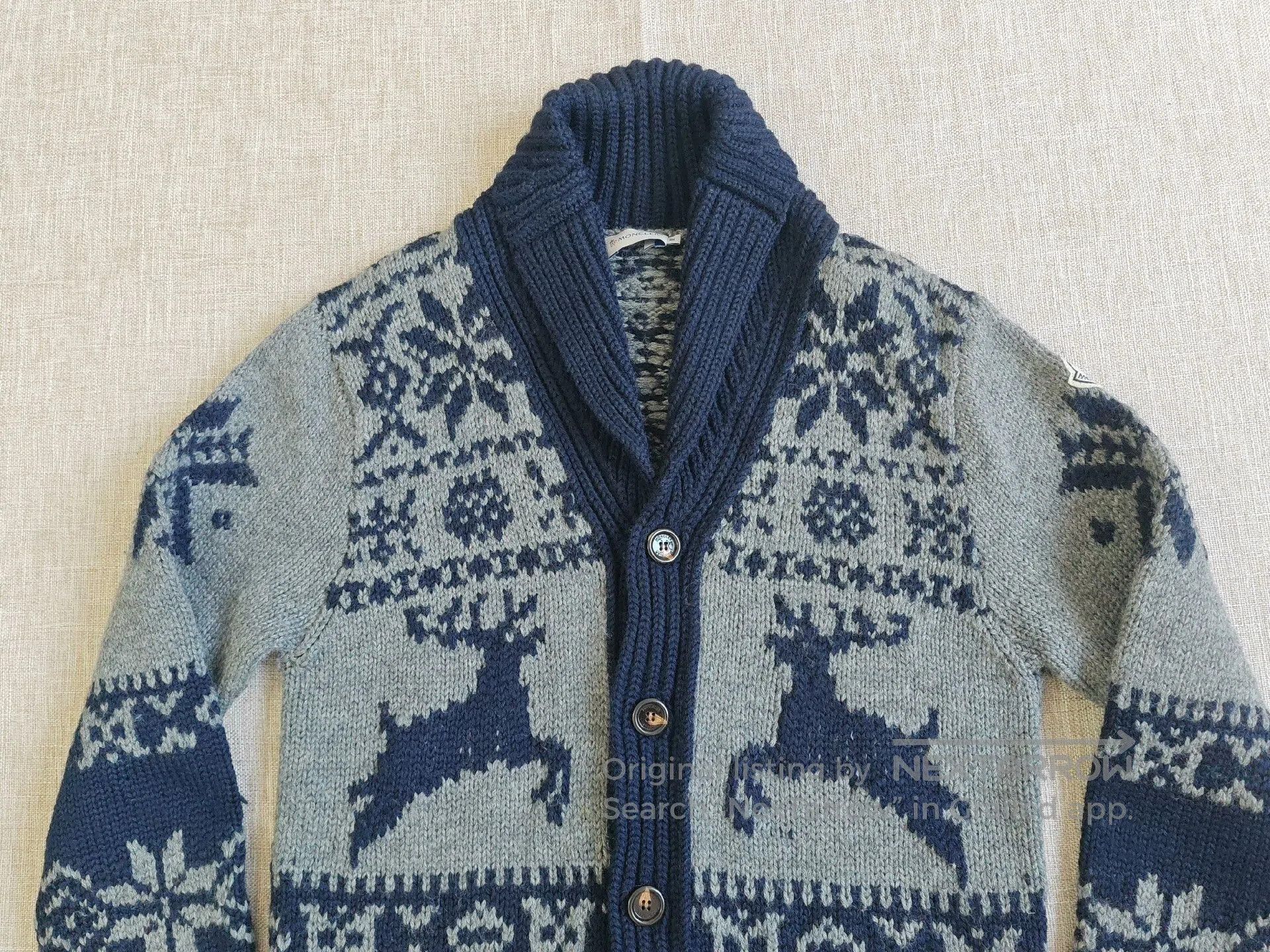 Moncler Moncler Men's Knit Cardigan Sweater. Size US M / EU 48-50 / 2 - 2 Thumbnail