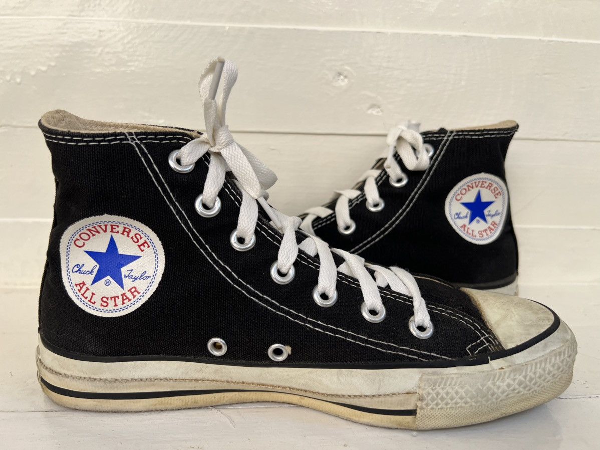 Converse Vintage Converse Black Chuck Taylor All Star High Top Size US 6 / EU 39 - 9 Thumbnail