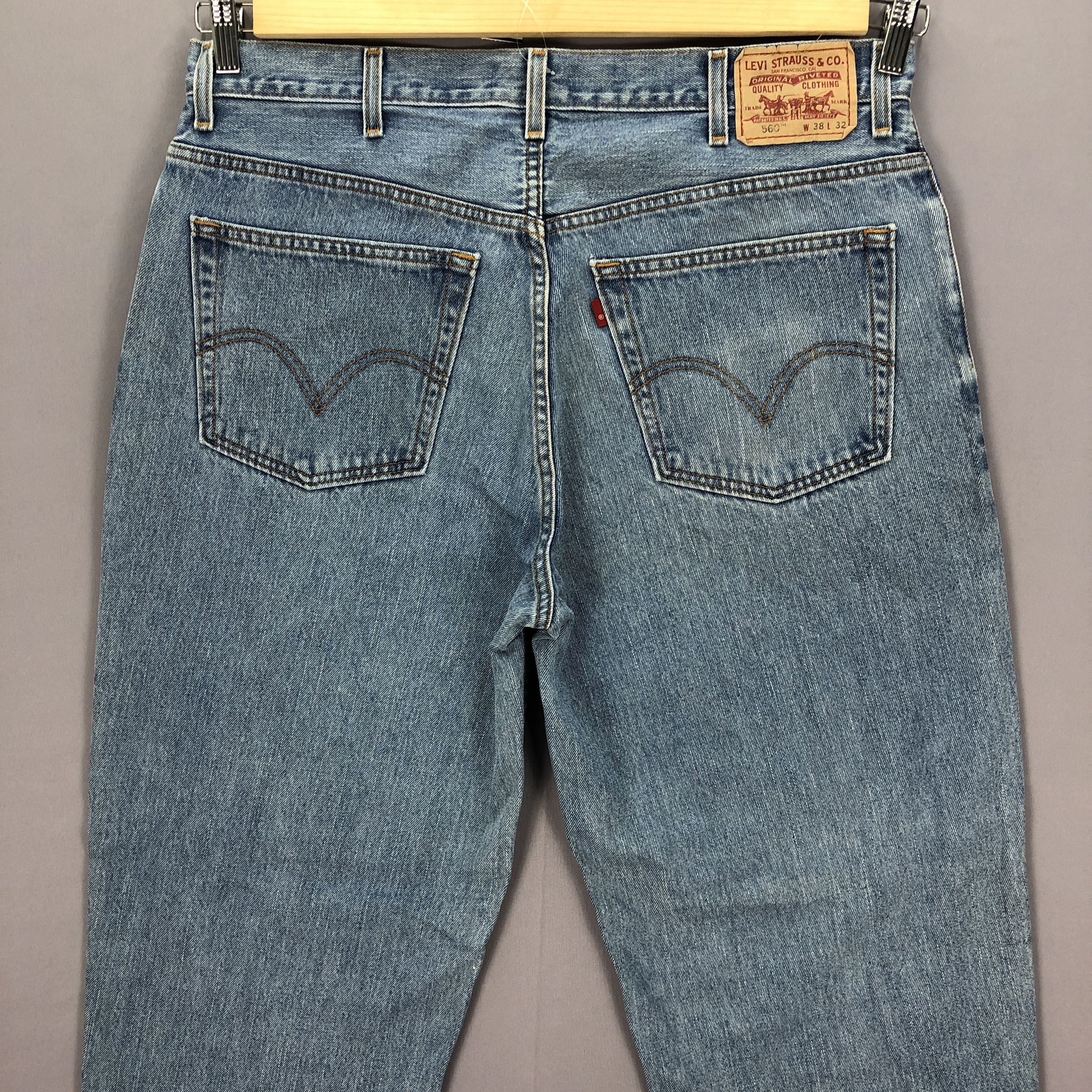Levi's Vintage Y2K Levis 560 Sun Faded Jeans Levi's Baggy Denim Size US 36 / EU 52 - 4 Thumbnail