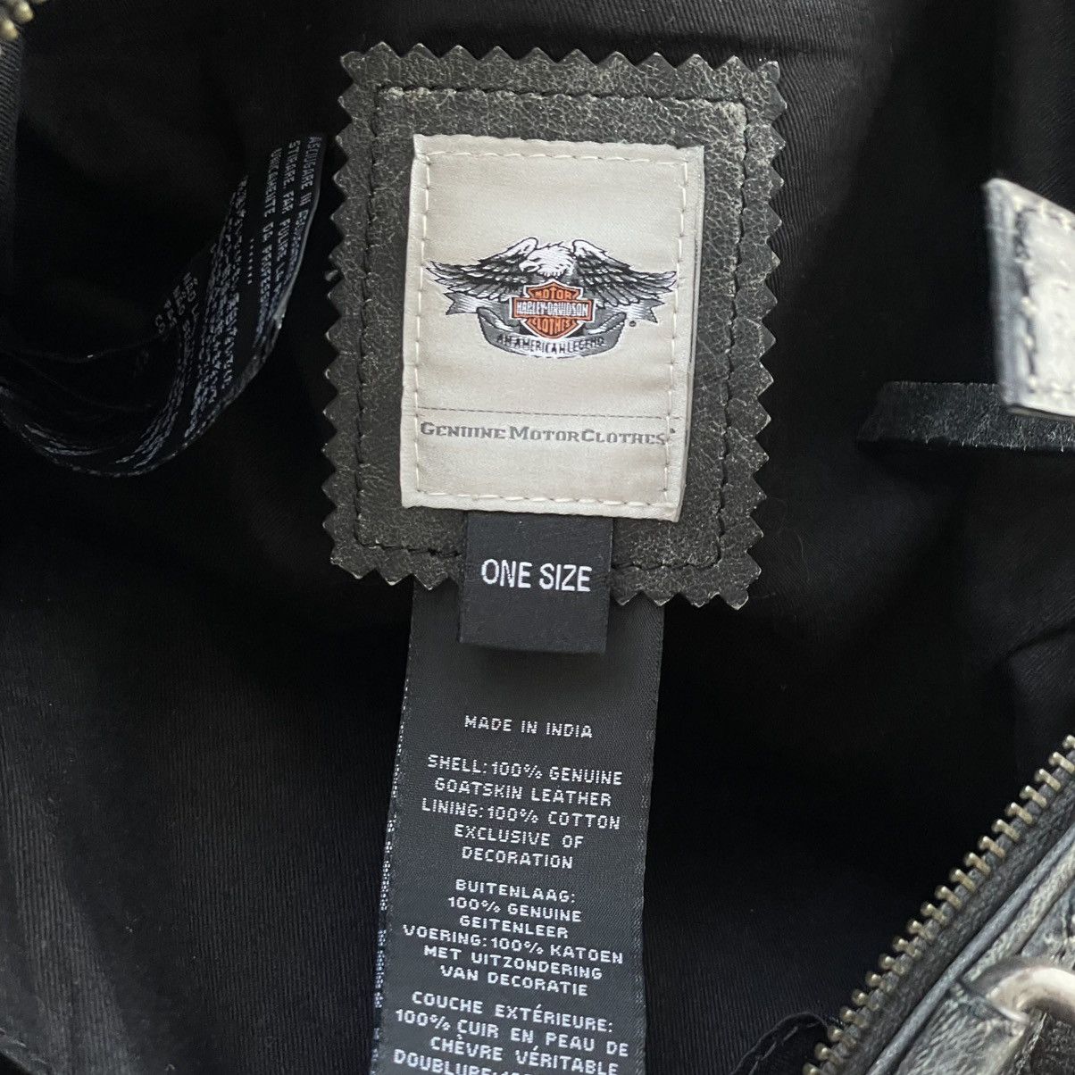 Harley Davidson × Vintage Vintage Avantgarde Harley Davidson Distressed Shoulder bag Size ONE SIZE - 8 Thumbnail