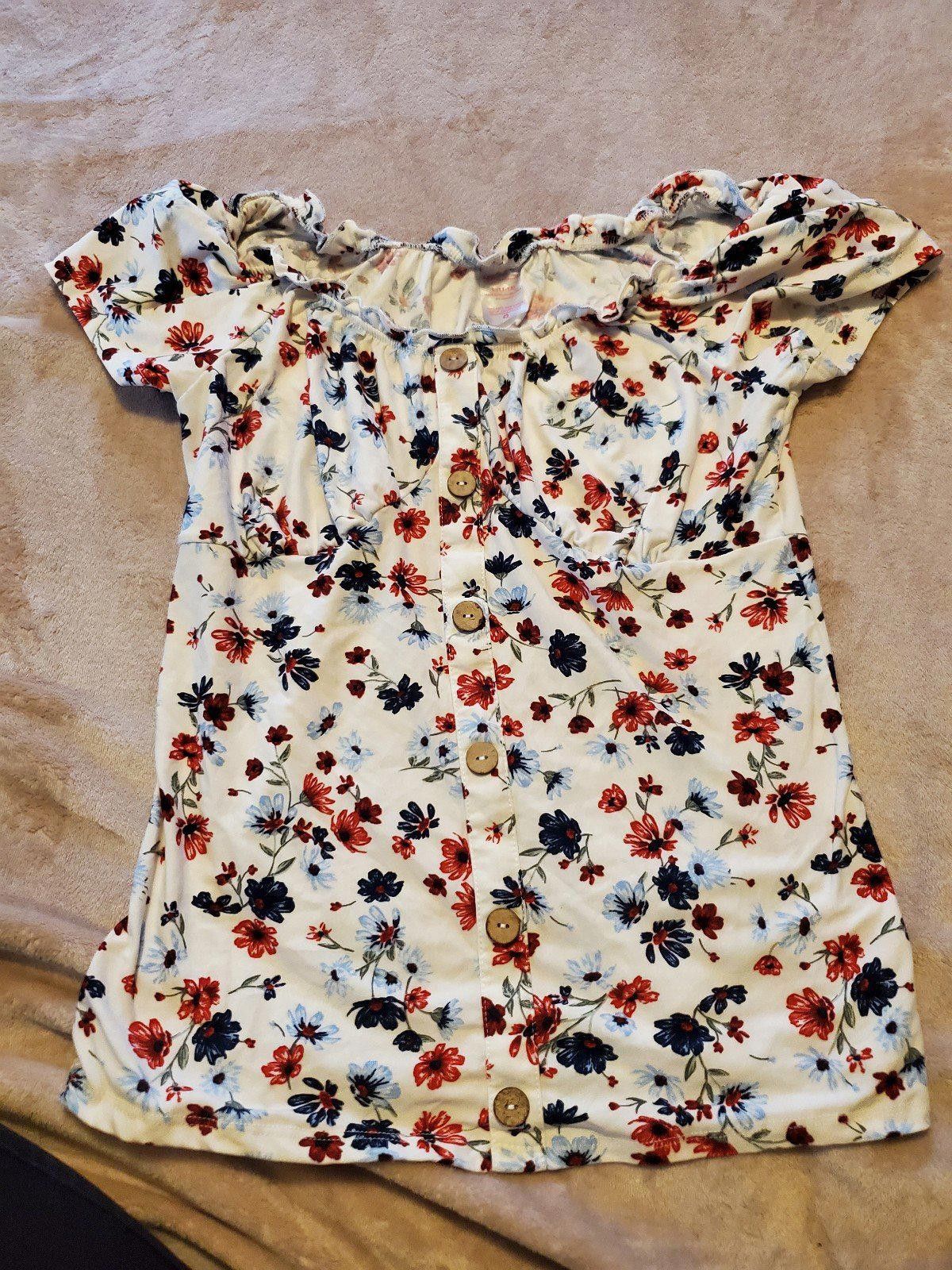 Designer No boundaries floral tshirt size Large Size XXS / US 00 / IT 34 - 1 Thumbnail