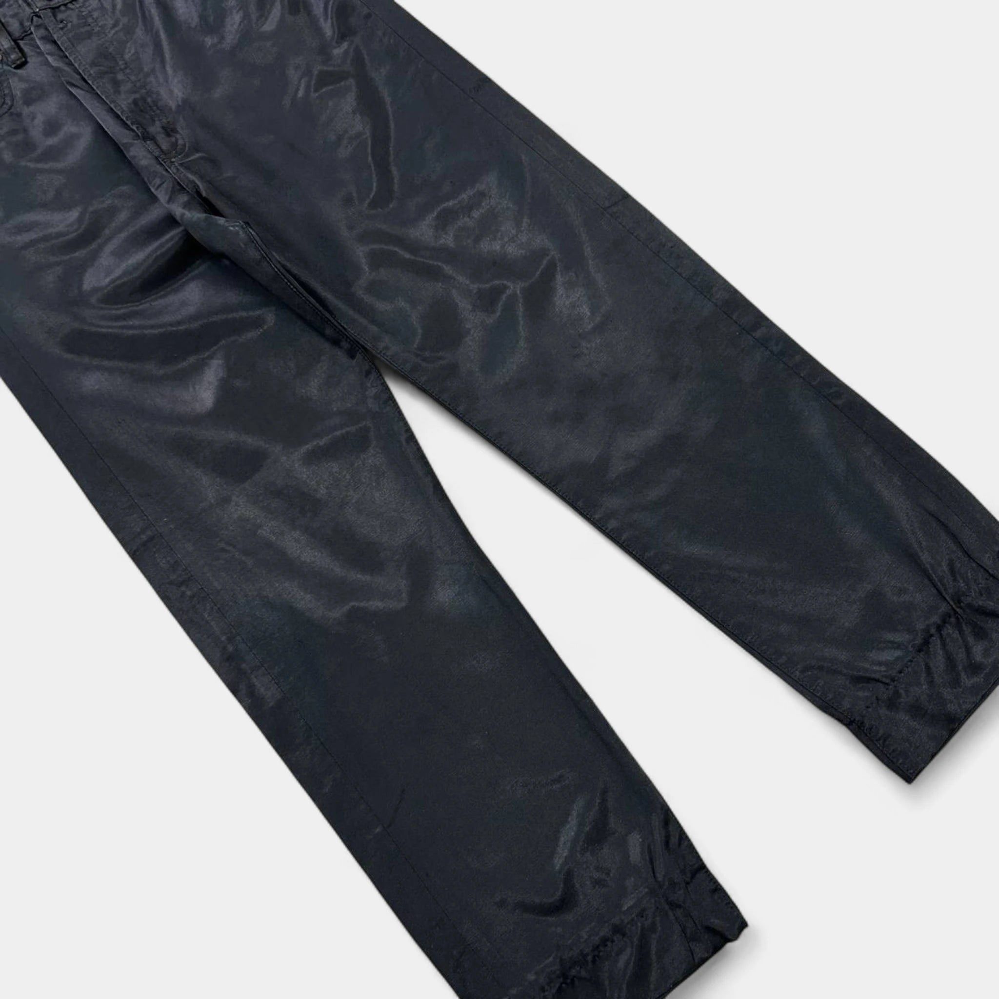 Diesel 2000s Diesel Shiny Black Pants Size US 30 / EU 46 - 3 Thumbnail