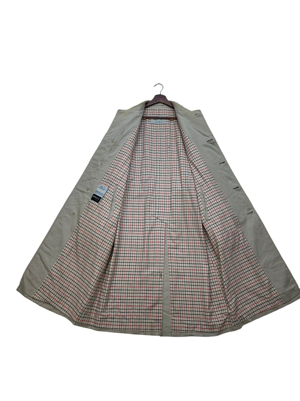 Aquascutum × Designer × Other 💥Aquascutum Trench Coat Checked Lining Jacket Size US M / EU 48-50 / 2 - 3 Thumbnail
