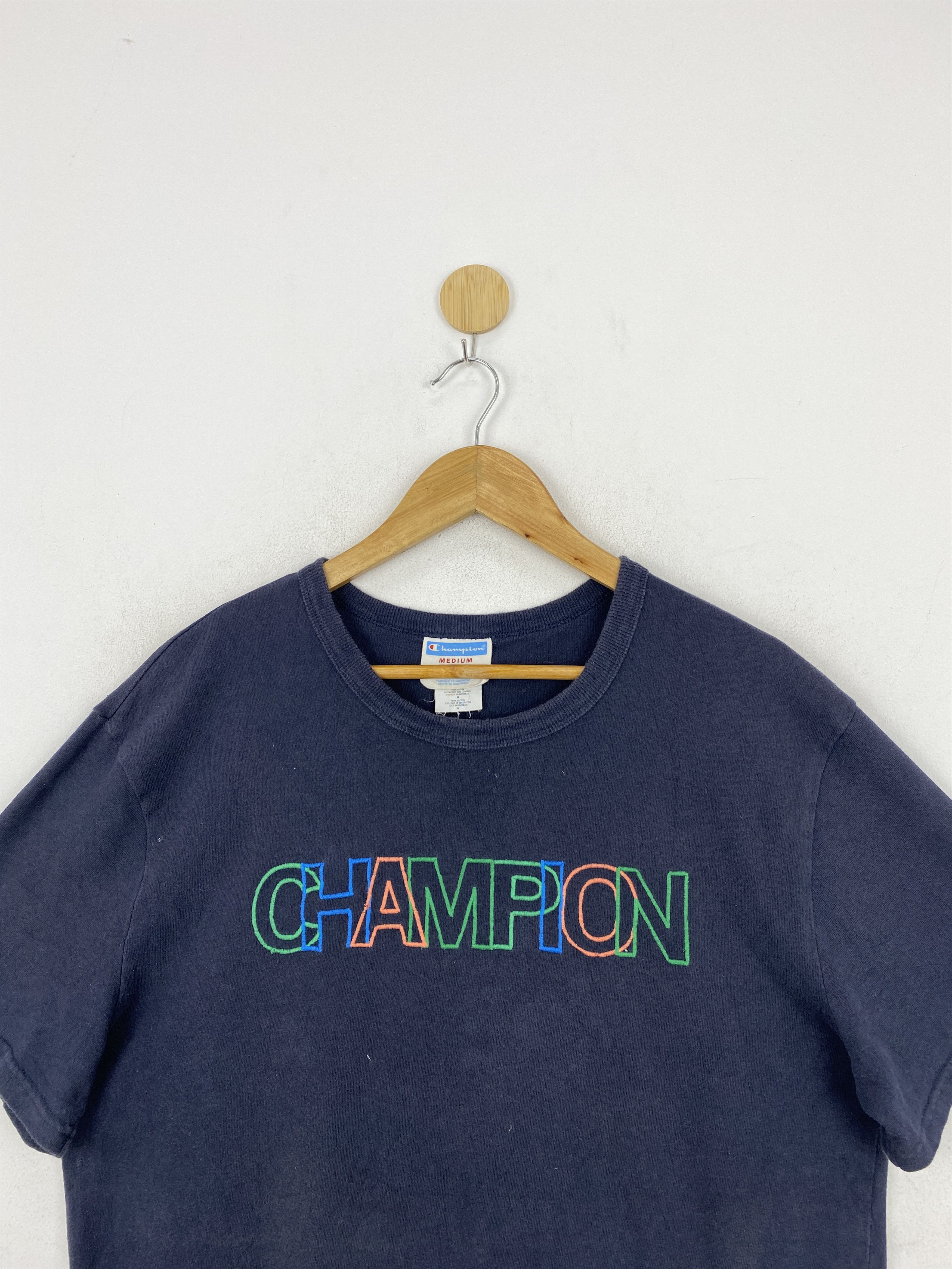 Champion × Vintage Vintage Champion Spell Out Emboridery Shirt TA0548 Size US M / EU 48-50 / 2 - 8 Thumbnail