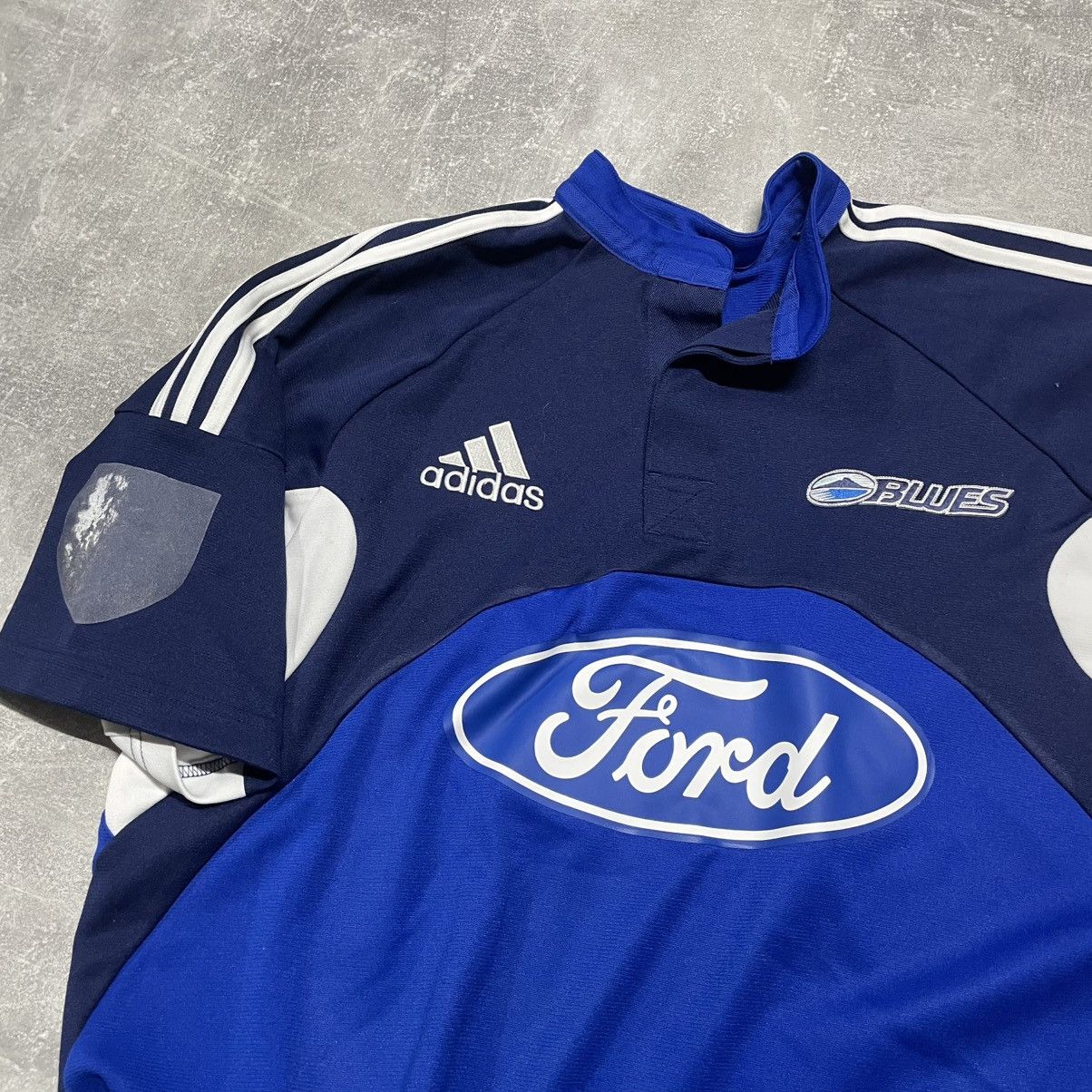 Adidas Rare Vintage Auckland Blues rugby union jersey canterbury au Size US L / EU 52-54 / 3 - 2 Thumbnail
