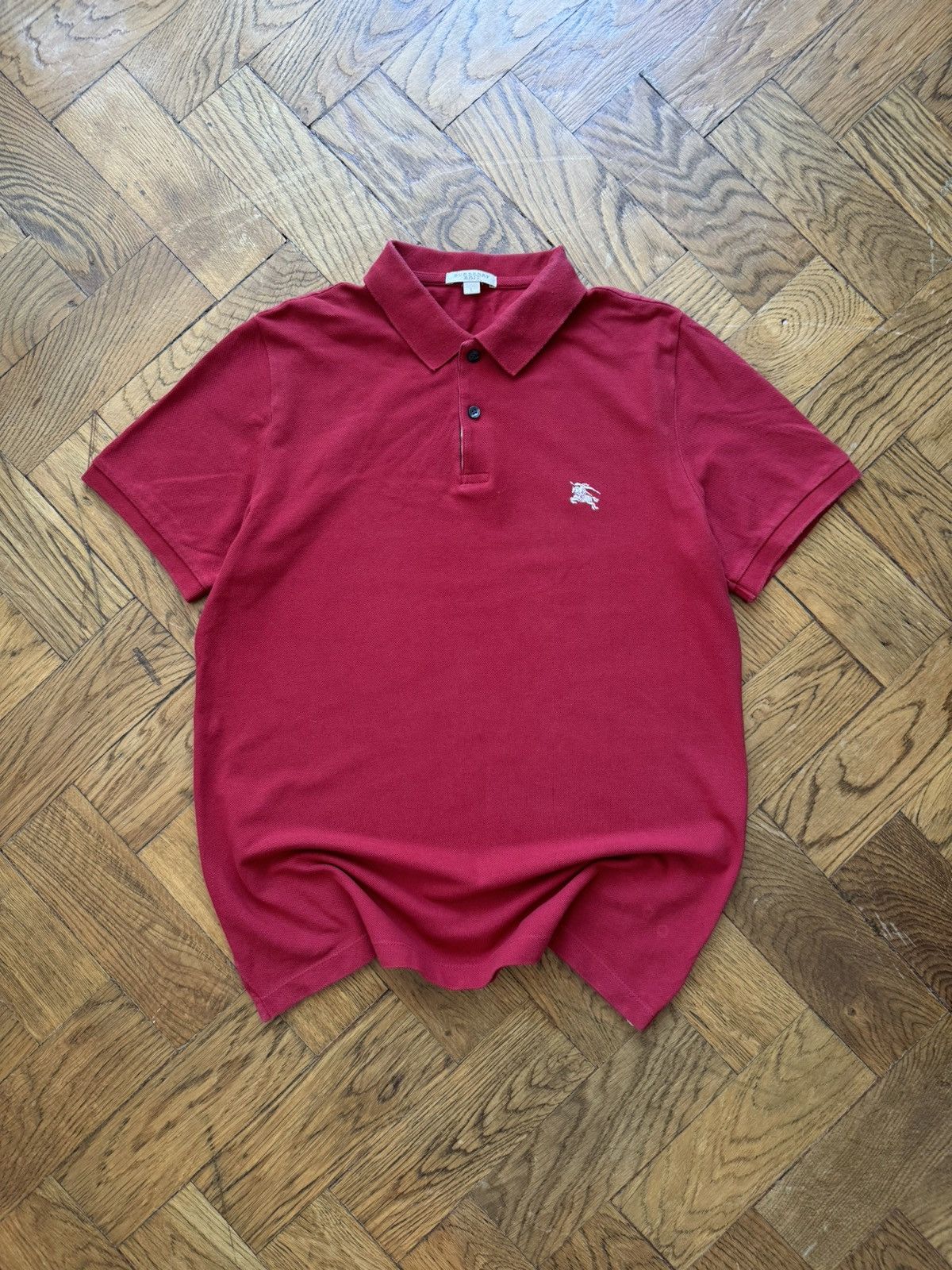 Burberry × Designer × Vintage Burberry logo polo t shirt Size US L / EU 52-54 / 3 - 2 Thumbnail