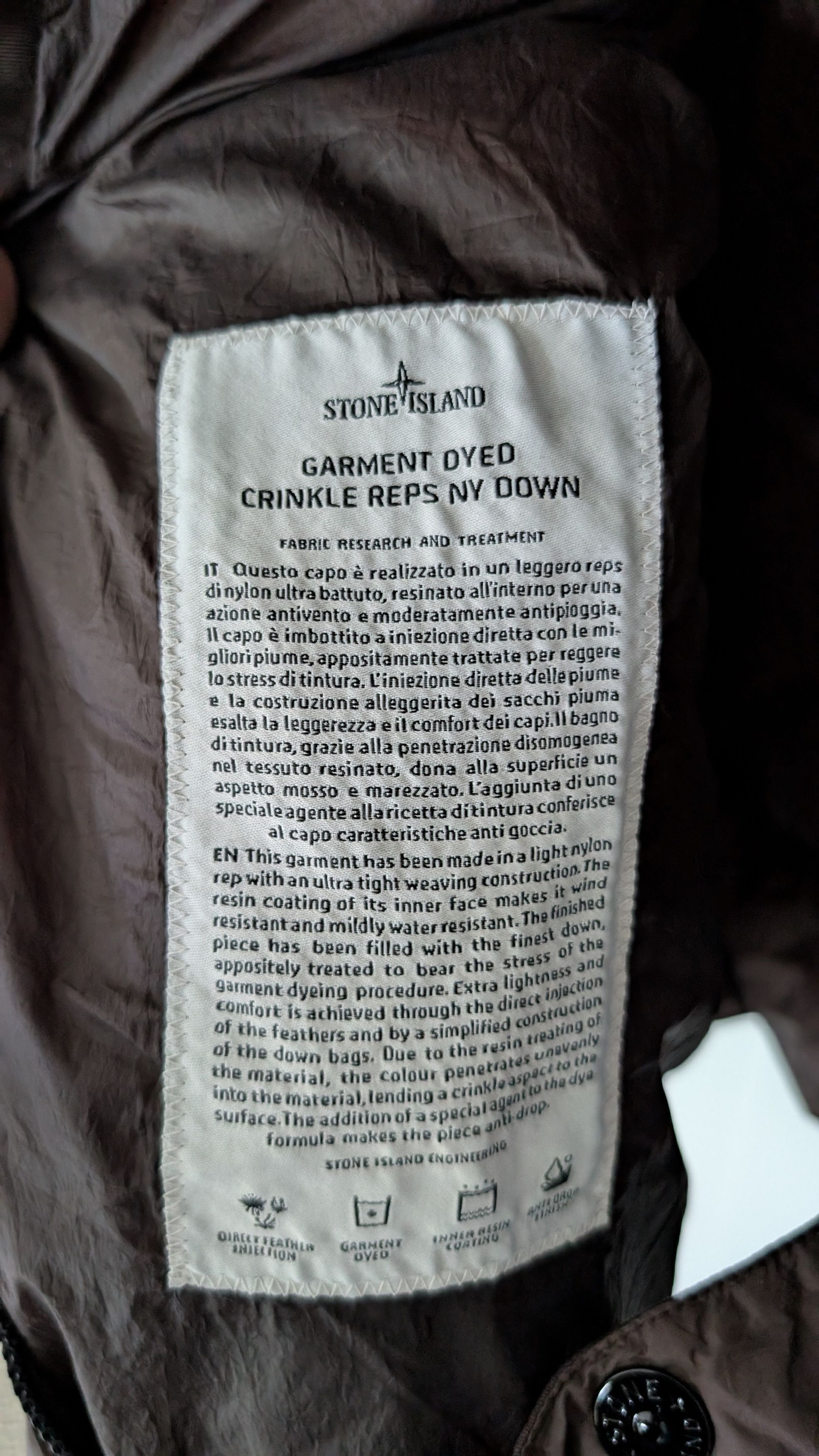 Stone Island Stone Island Garment Dyed Down Vest Size US XXL / EU 58 / 5 - 8 Thumbnail