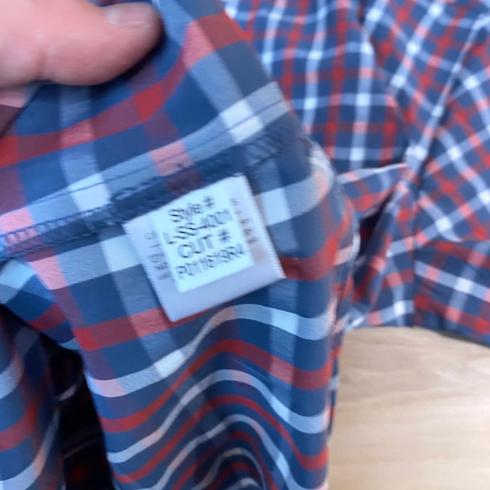 Mizzen+Main Mizzen+Main Shirt Mens XL Short Sleeve Plaid Button Down Leeward Standard Fit Blue Size US XL / EU 56 / 4 - 7 Thumbnail
