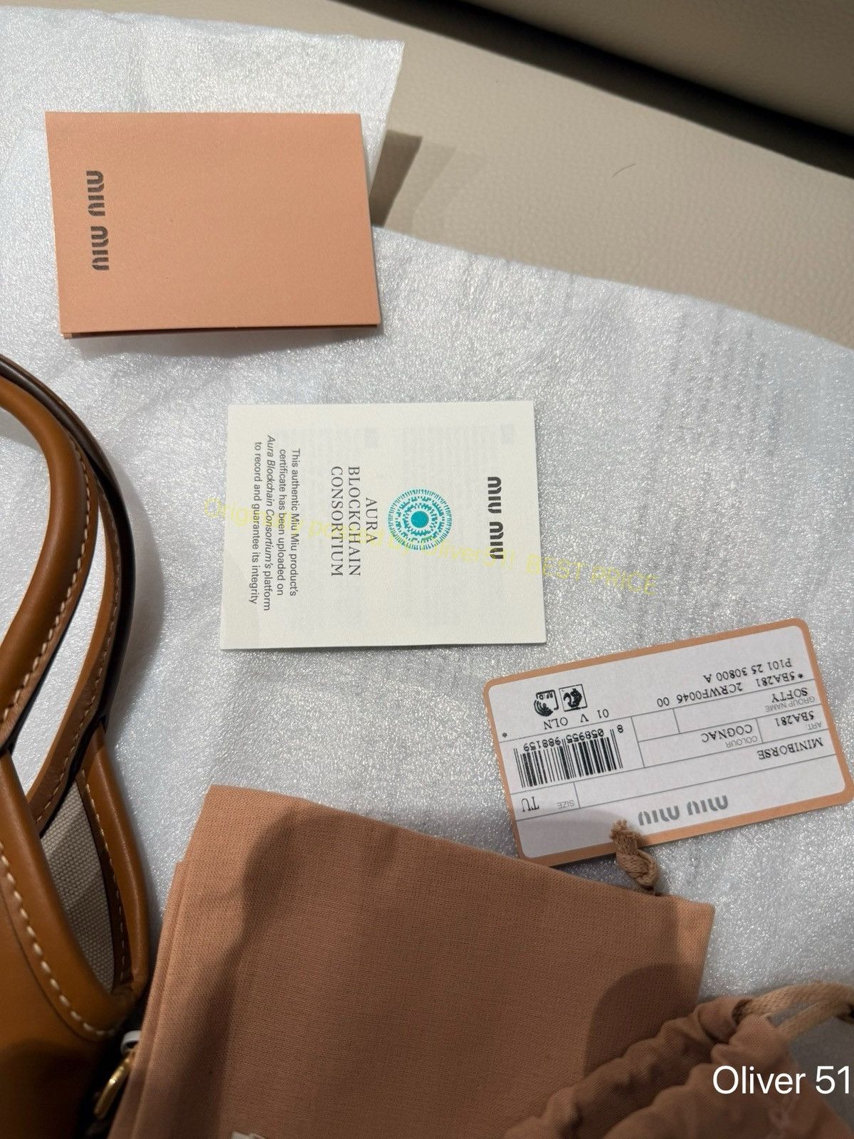 Miu Miu Miu Miu Ivy Mini Tote Bag LLLL22/2609 Size ONE SIZE - 5 Thumbnail
