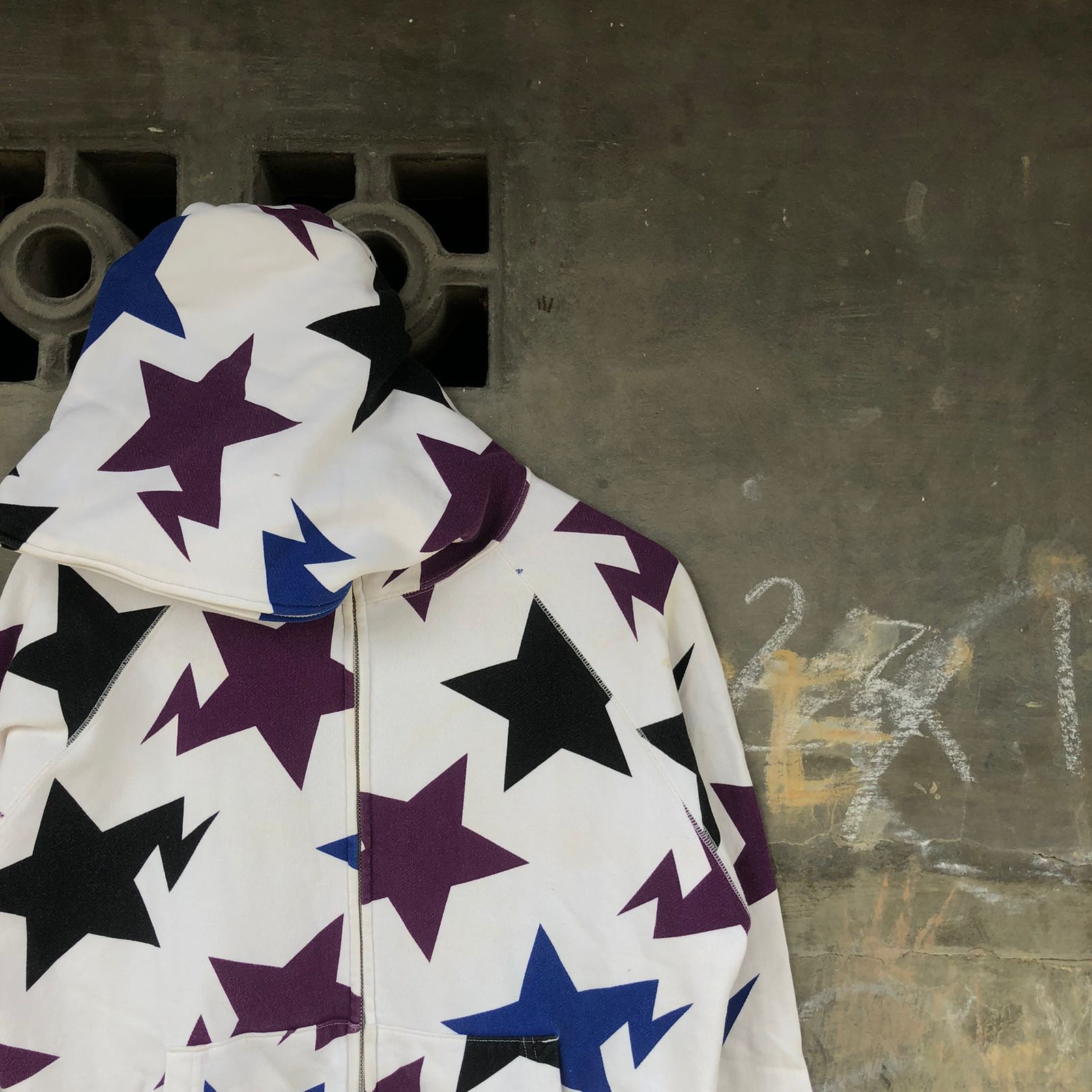 Bape Bape Hong Kong Sta Pattern Full Zip Hoodie Size US M / EU 48-50 / 2 - 2 Thumbnail