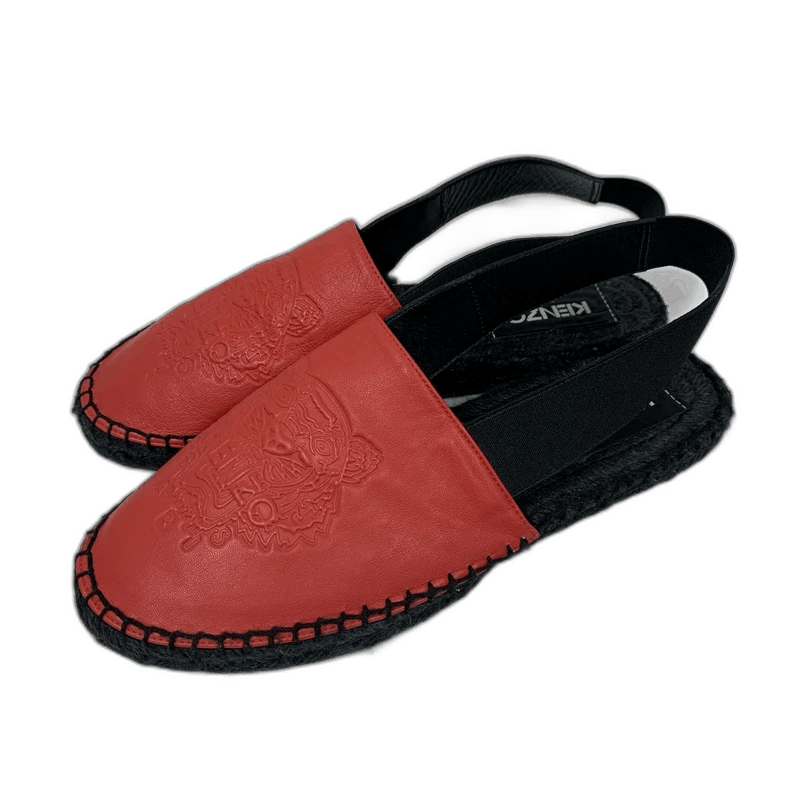 Kenzo Kenzo Red Tiger Head Slingback Shoes-2506 Size US 7 / IT 37 - 1 Thumbnail