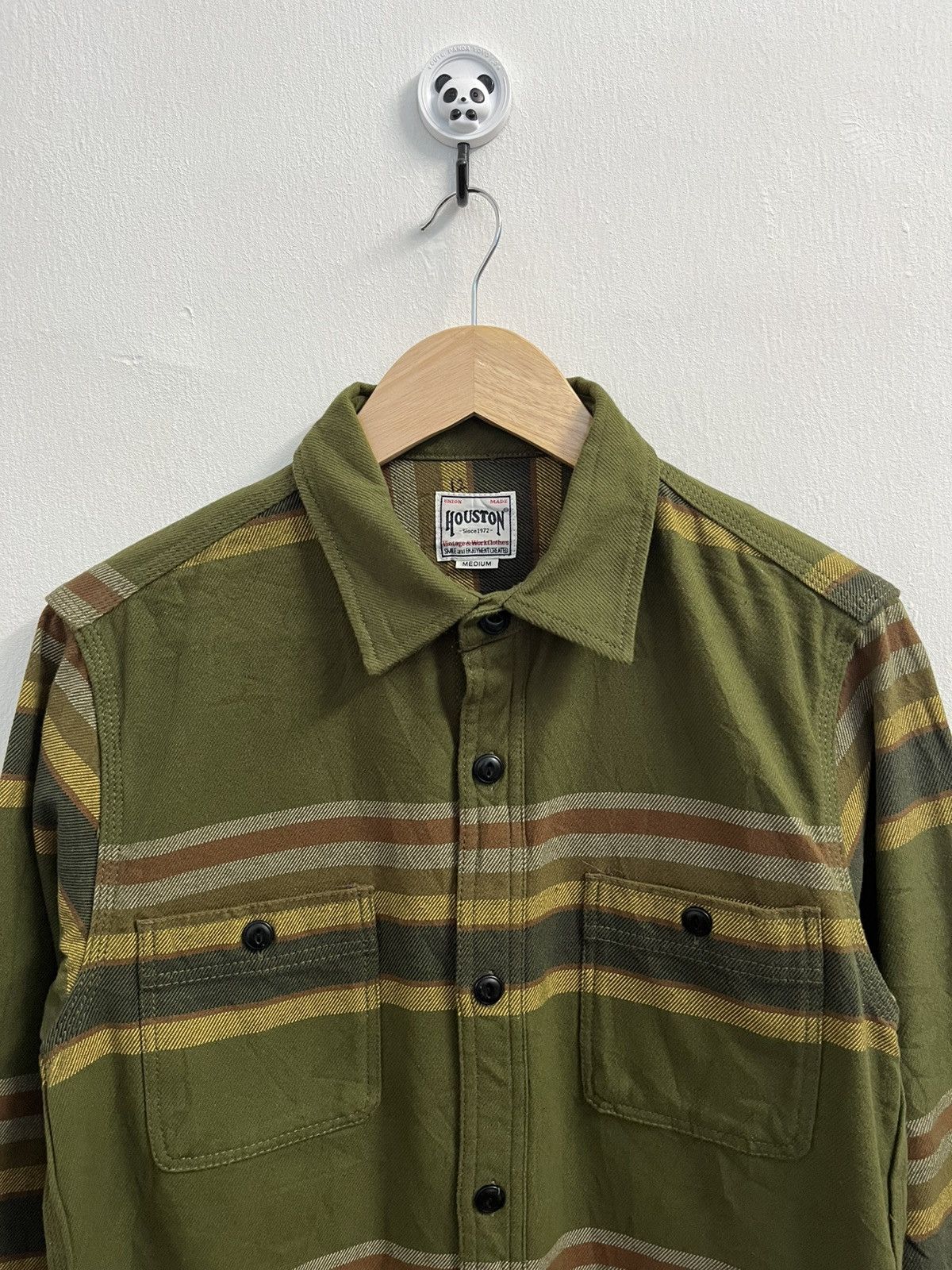 Toyo Enterprises Vintage Houston Heavyweight Flannel Plaid Shirt Union Made Size US M / EU 48-50 / 2 - 3 Thumbnail