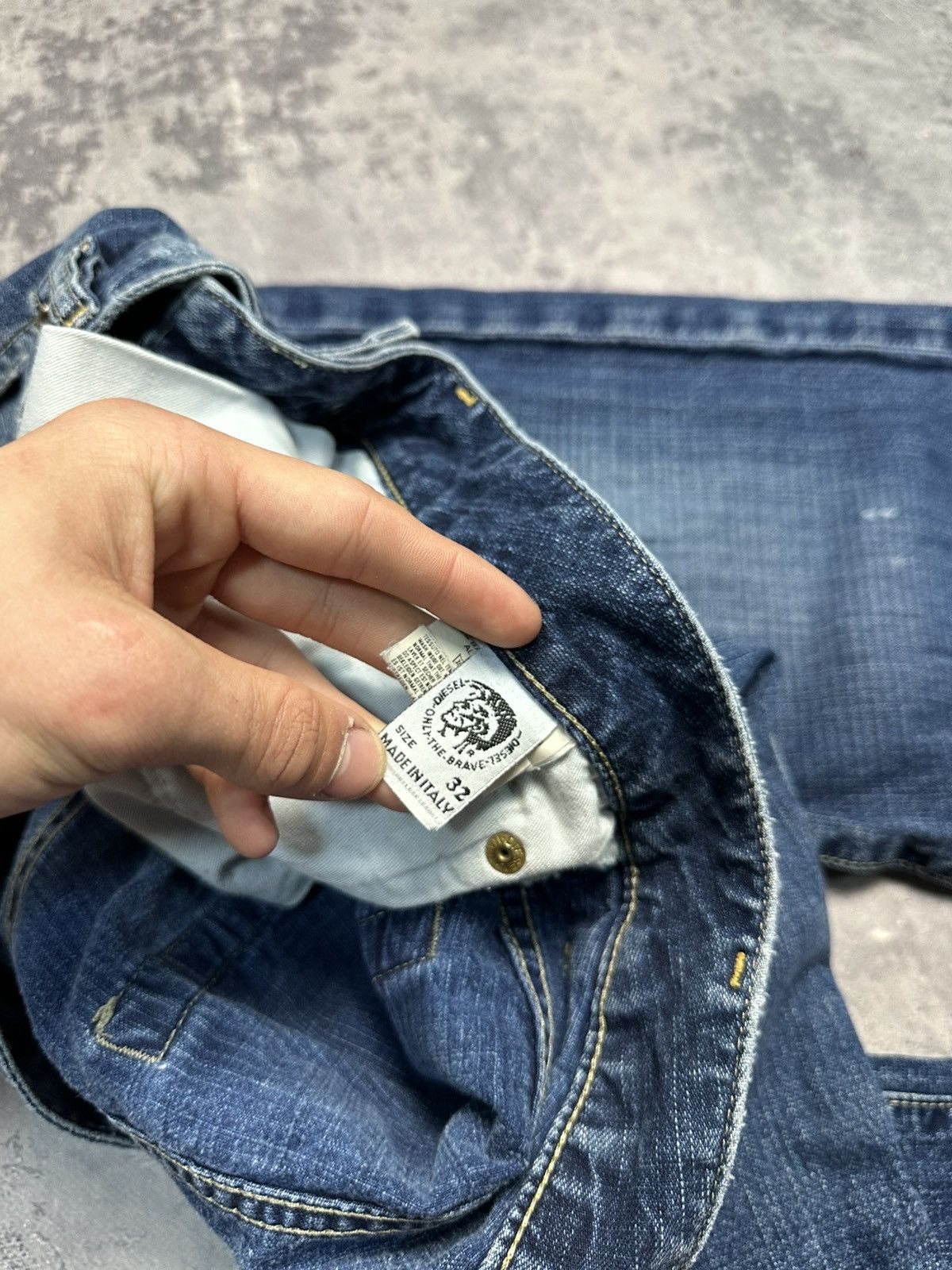 Diesel Vintage Diesel Jeans Distressed Wash Japanese Crazy y2k 90s Size US 32 / EU 48 - 15 Thumbnail