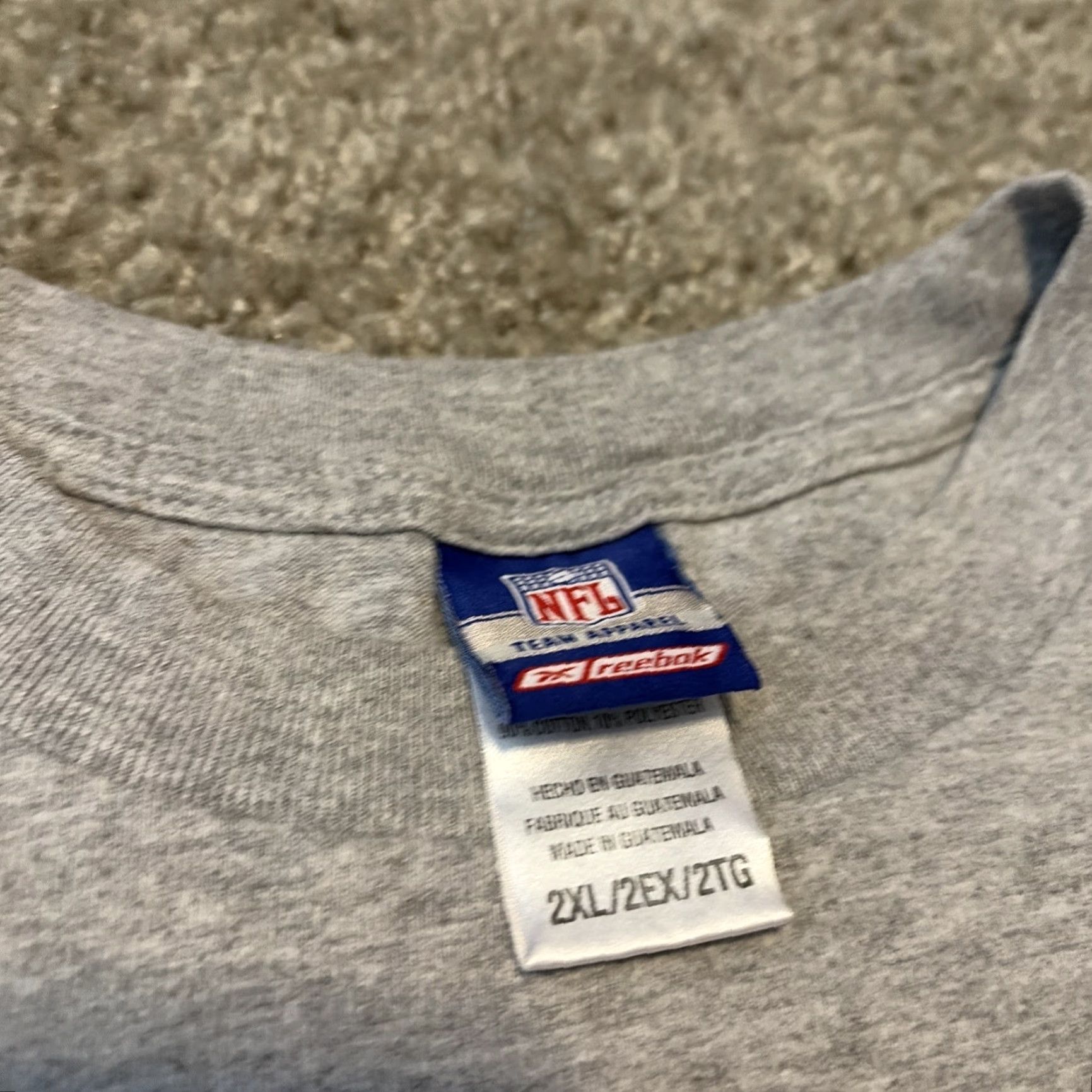Reebok VINTAGE Tampa Bay Buccaneers Super Bowl XXXVII Champs 2003 NFL T-Shirt 2XL Reebok Mens Gray Size US XXL / EU 58 / 5 - 4 Thumbnail