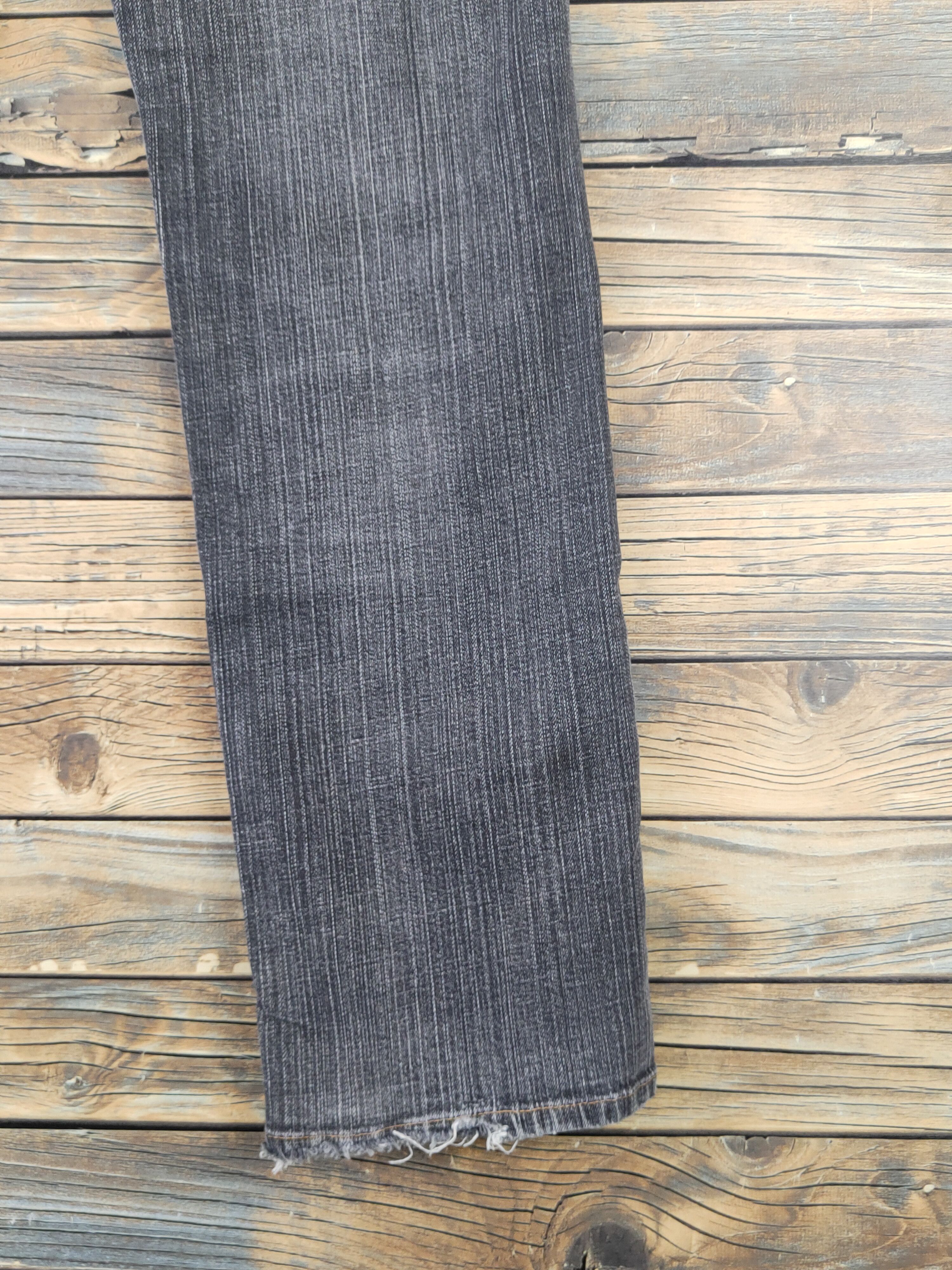 Edwin Edwin Black Distressed Ripped Jeans #W1798 Size US 30 / EU 46 - 13 Thumbnail