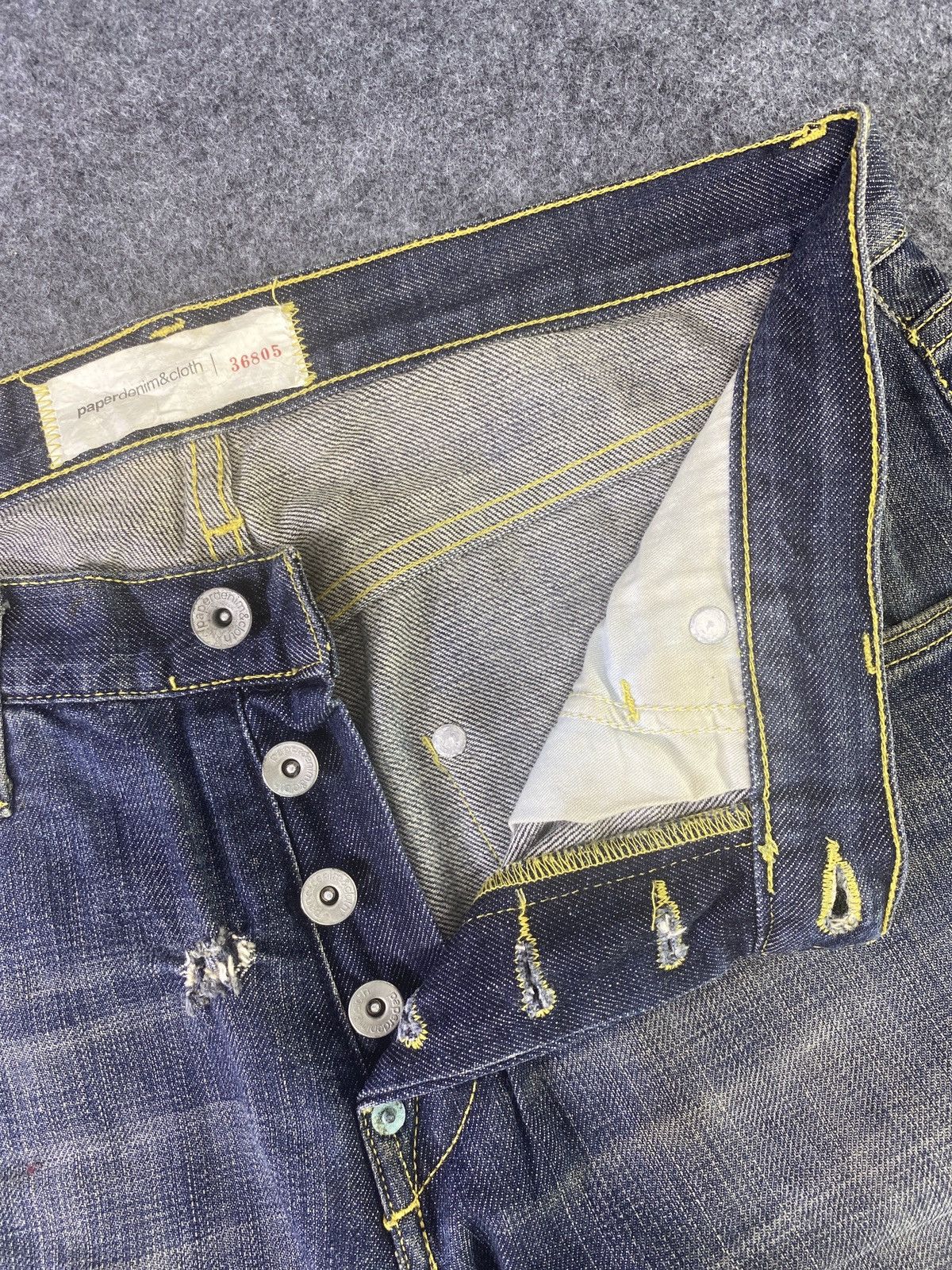 Jean × Paper Denim & Cloth Paper Denim & Cloth Wash Denim - J921 Size US 34 / EU 50 - 5 Thumbnail