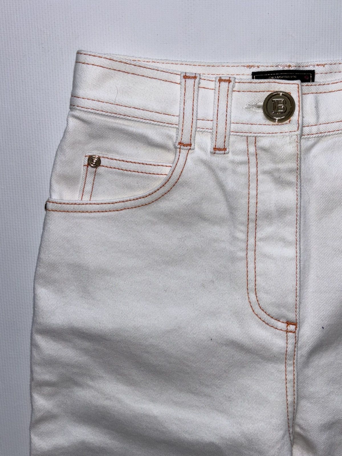 Balmain Balmain Denim Shorts Size 25" / US 0 / IT 36 - 3 Thumbnail