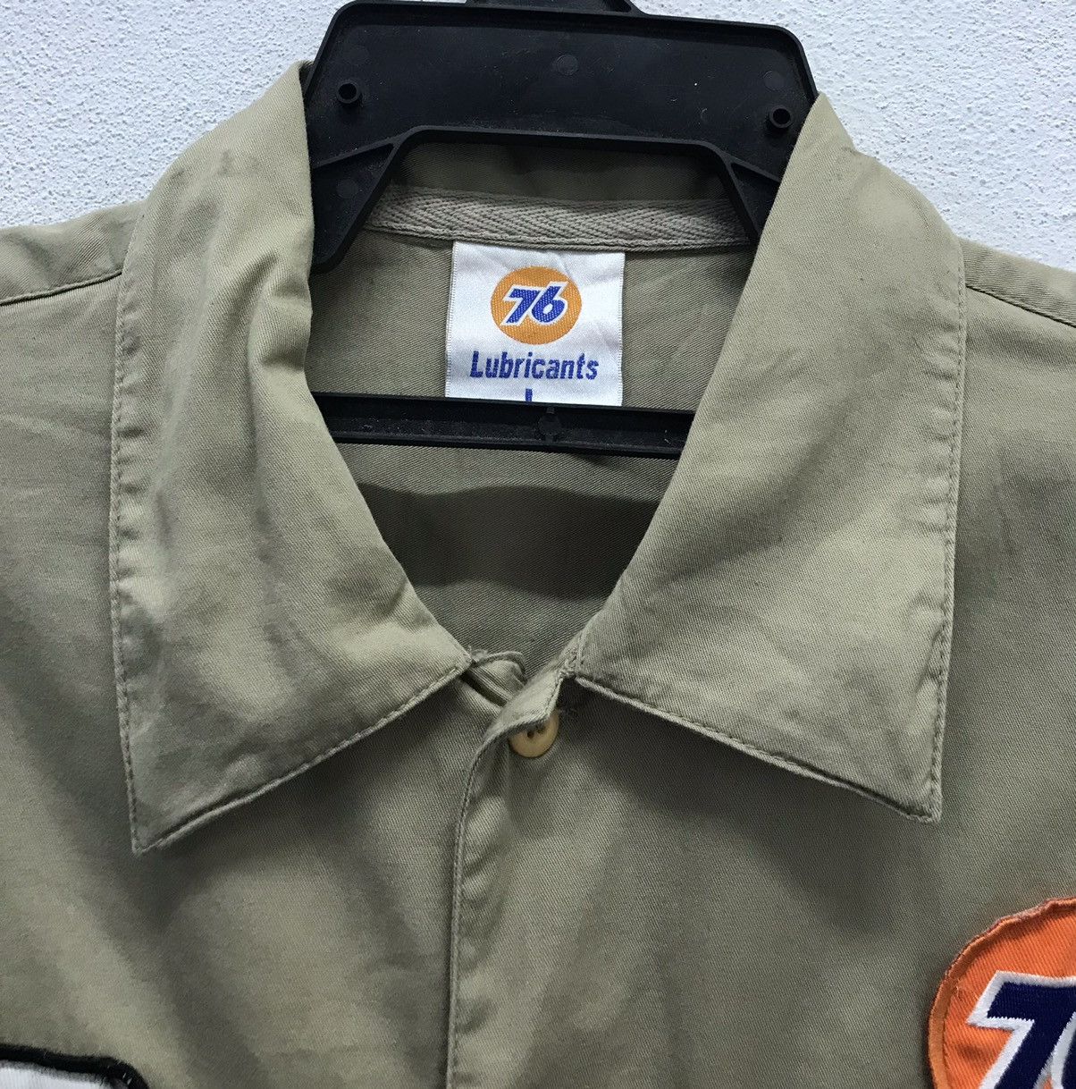 Japanese Brand × Vintage Vintage Union 76 Lubricants Short Sleeve Shirt Button Up Size US L / EU 52-54 / 3 - 3 Thumbnail