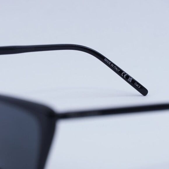 Saint Laurent Paris New Saint Laurent SL737 MICA THIN 001 Sunglasses - Black Size ONE SIZE - 9 Thumbnail