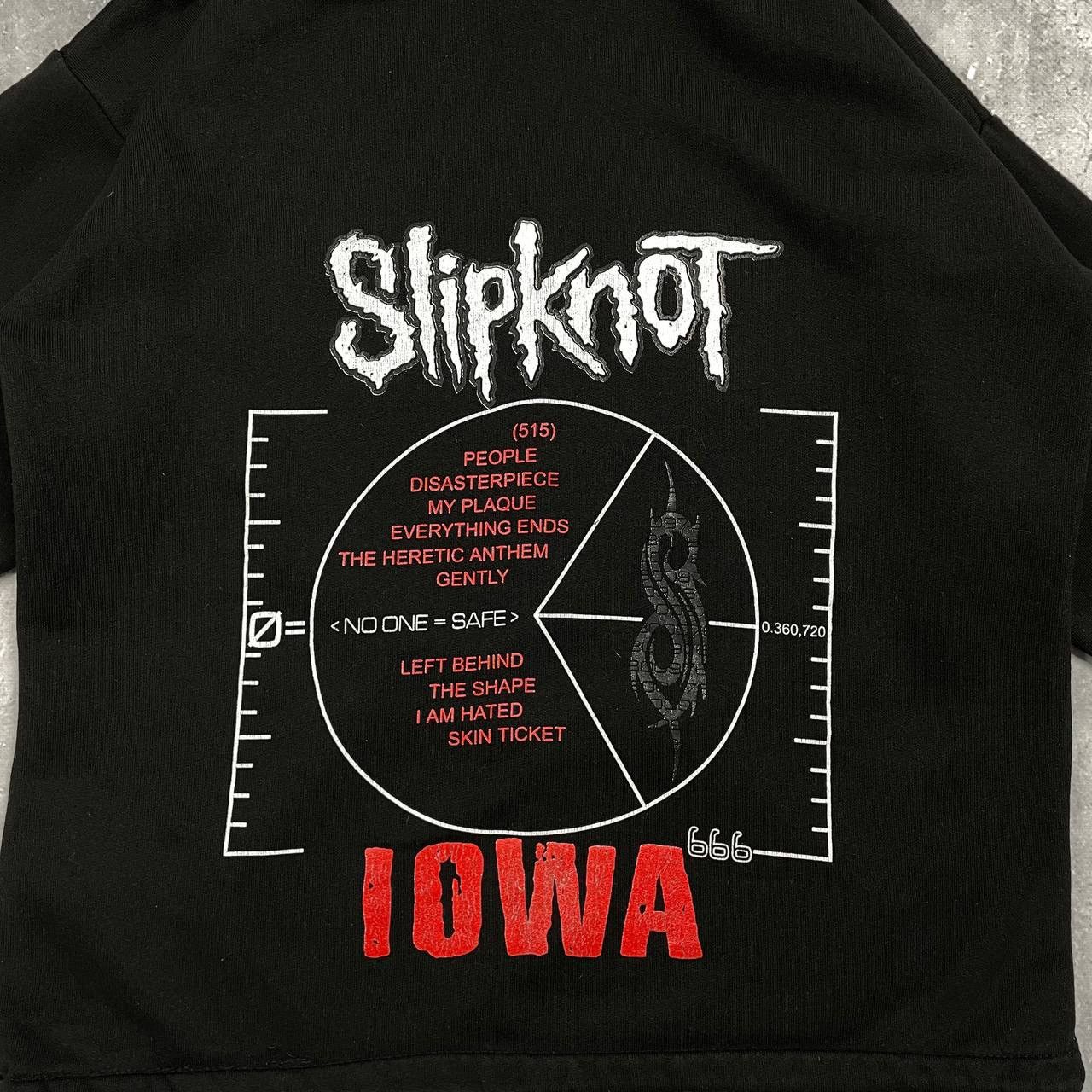 Slipknot Vintage 2000s Slipknot IOWA UK Bootleg Hoodie Faded Black XS Size US XS / EU 42 / 0 - 21 Thumbnail