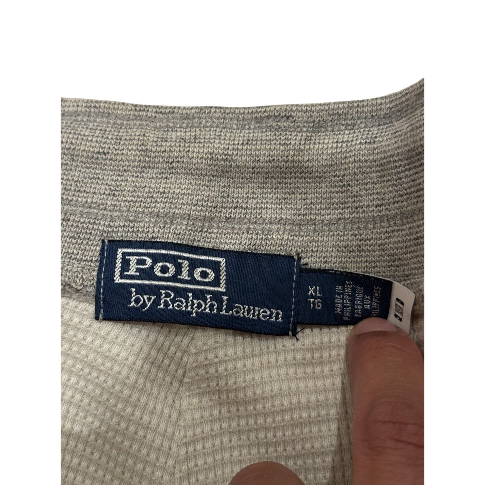 Ralph Lauren Polo Ralph Lauren Thermal Jogger Sweatpants Gray Double Knit Size US 38 / EU 54 - 4 Thumbnail