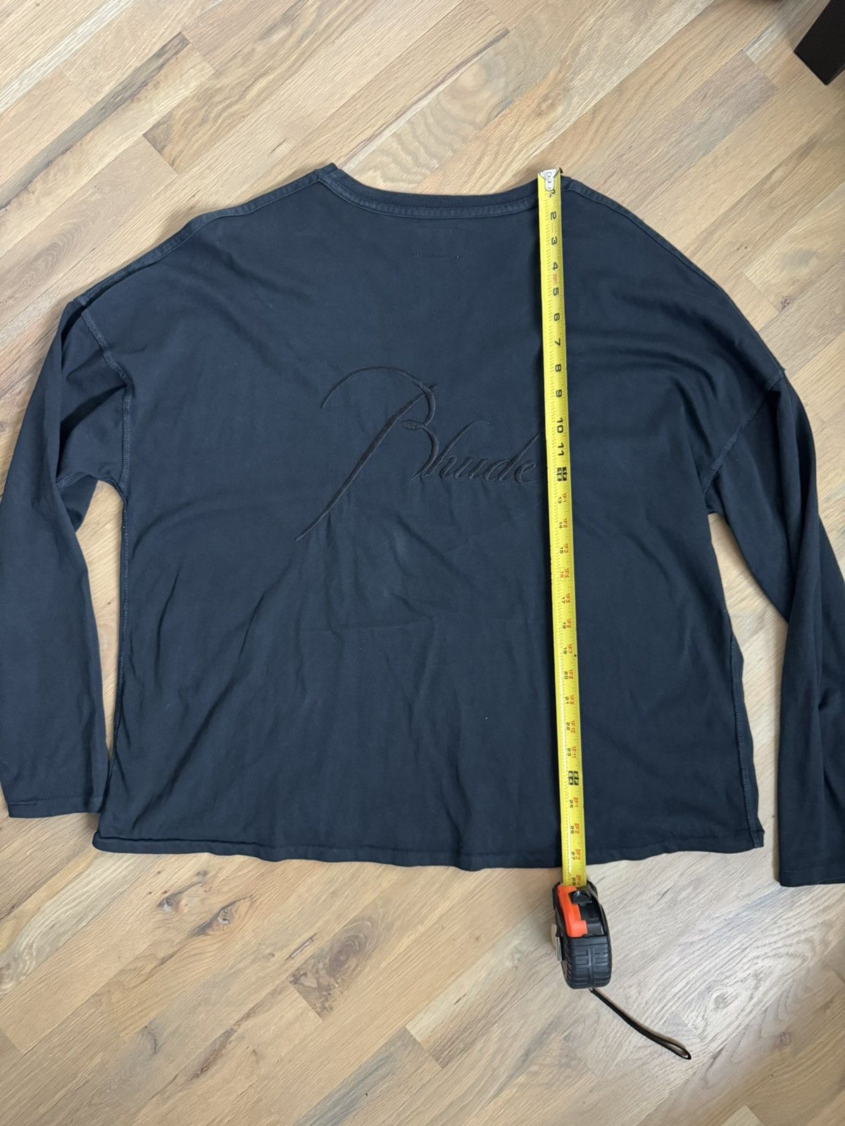 Rhude Rhude Black Reverse LS Tee Size US M / EU 48-50 / 2 - 3 Thumbnail