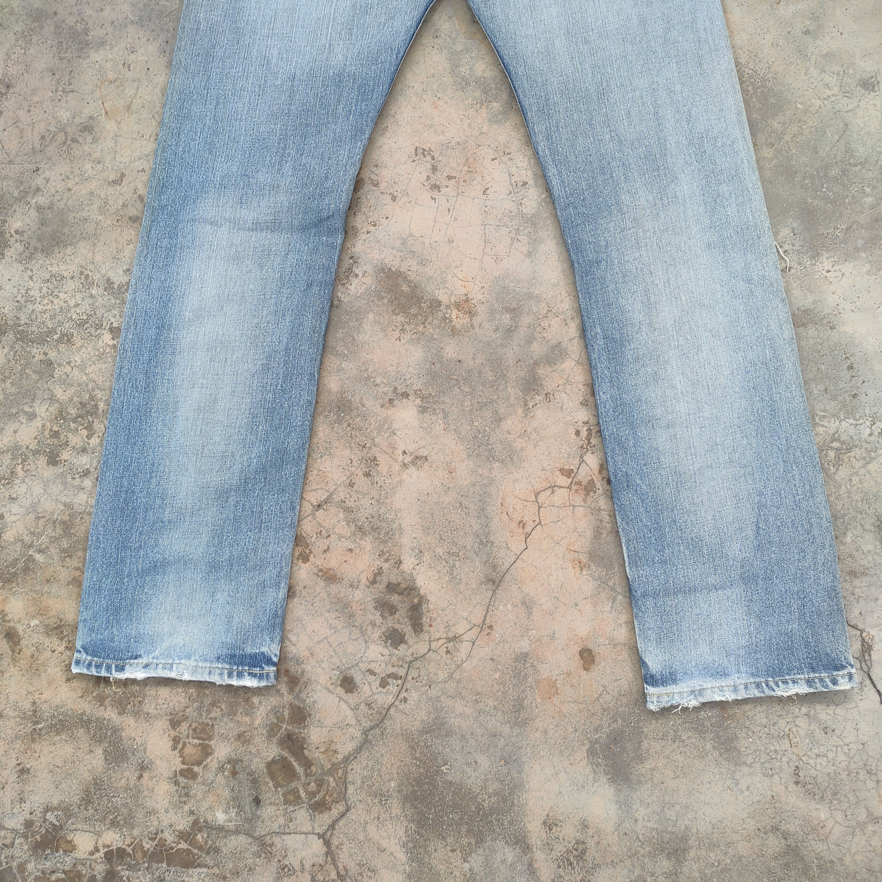 Jean W32×33 VINTAGE LEVI'S 505 FADED WASH DISTRESSED JEANS PANTS Size US 32 / EU 48 - 9 Thumbnail