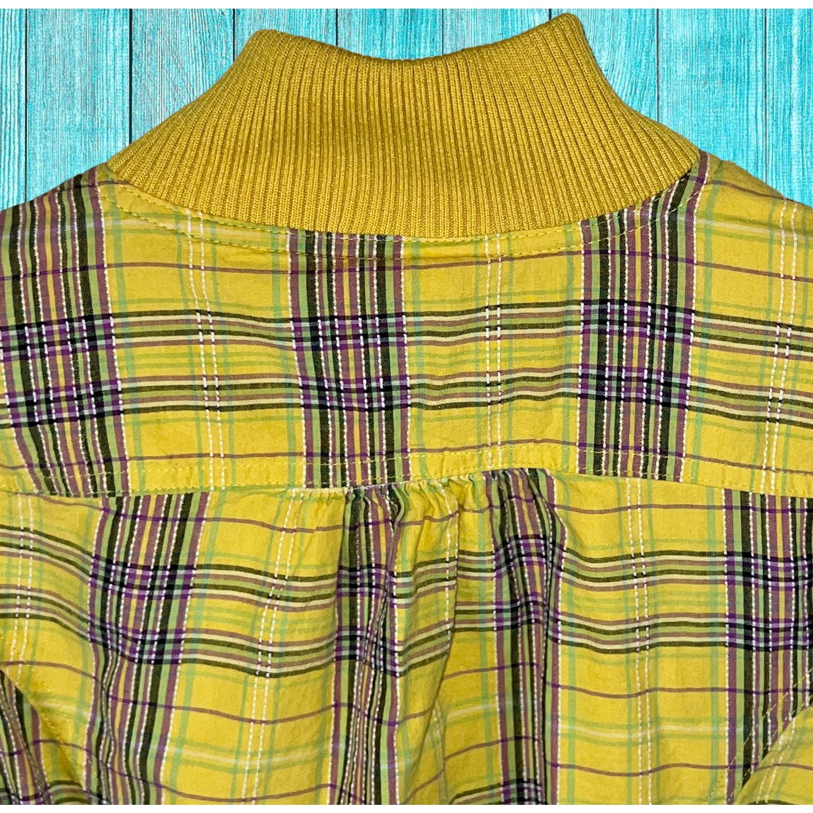 Forever 21 Forever 21 Yellow Button Jacket Blazer Size L / US 10 / IT 46 - 11 Thumbnail