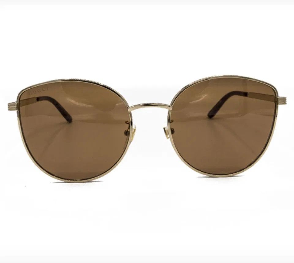 Gucci NEW GUCCI GG0807SA-002 Gold Size ONE SIZE - 2 Thumbnail