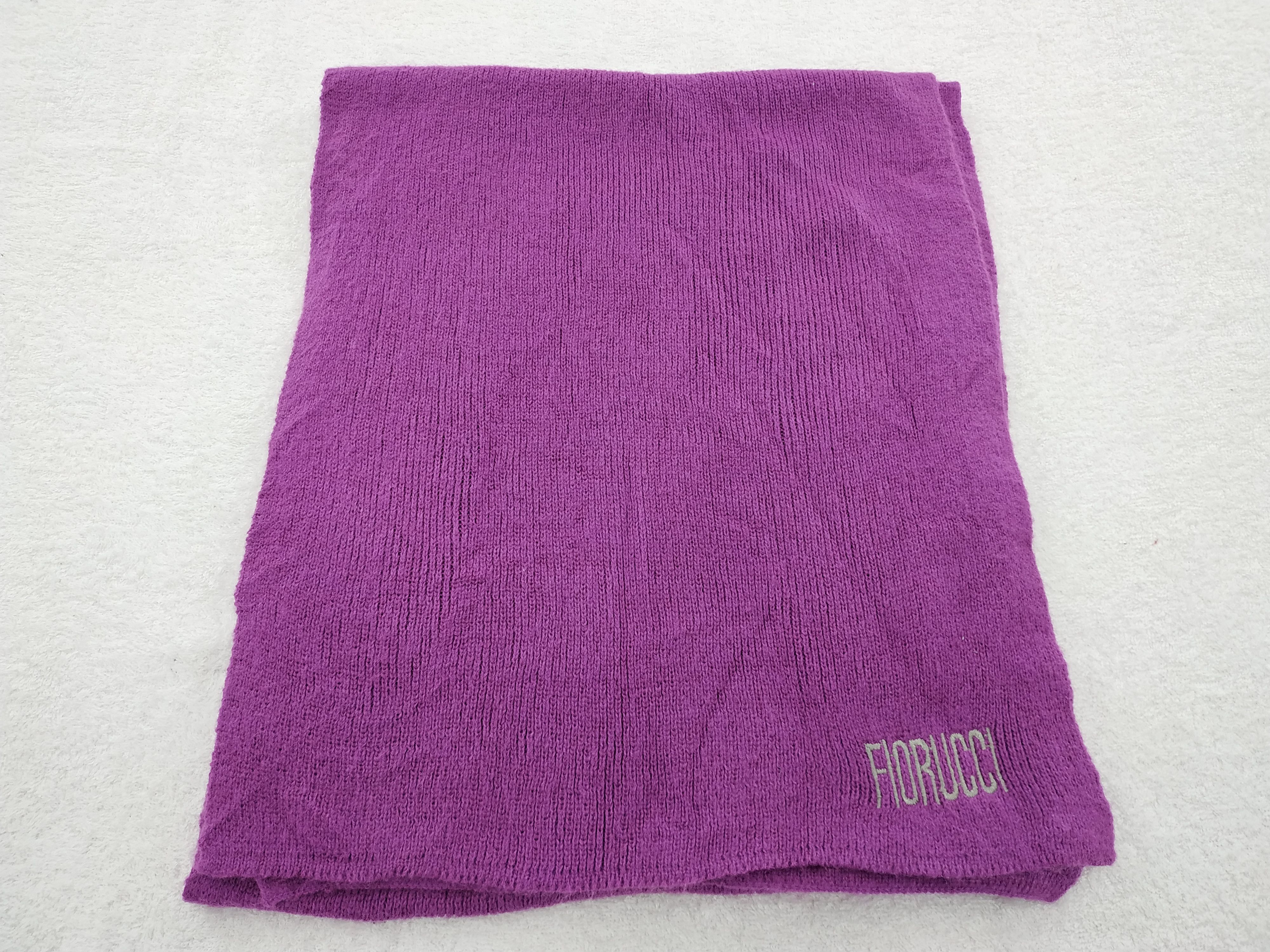 Fiorucci Vintage Fiorucci Wool Scarf/Muffler/Neckwear MF064 Size ONE SIZE - 1 Thumbnail