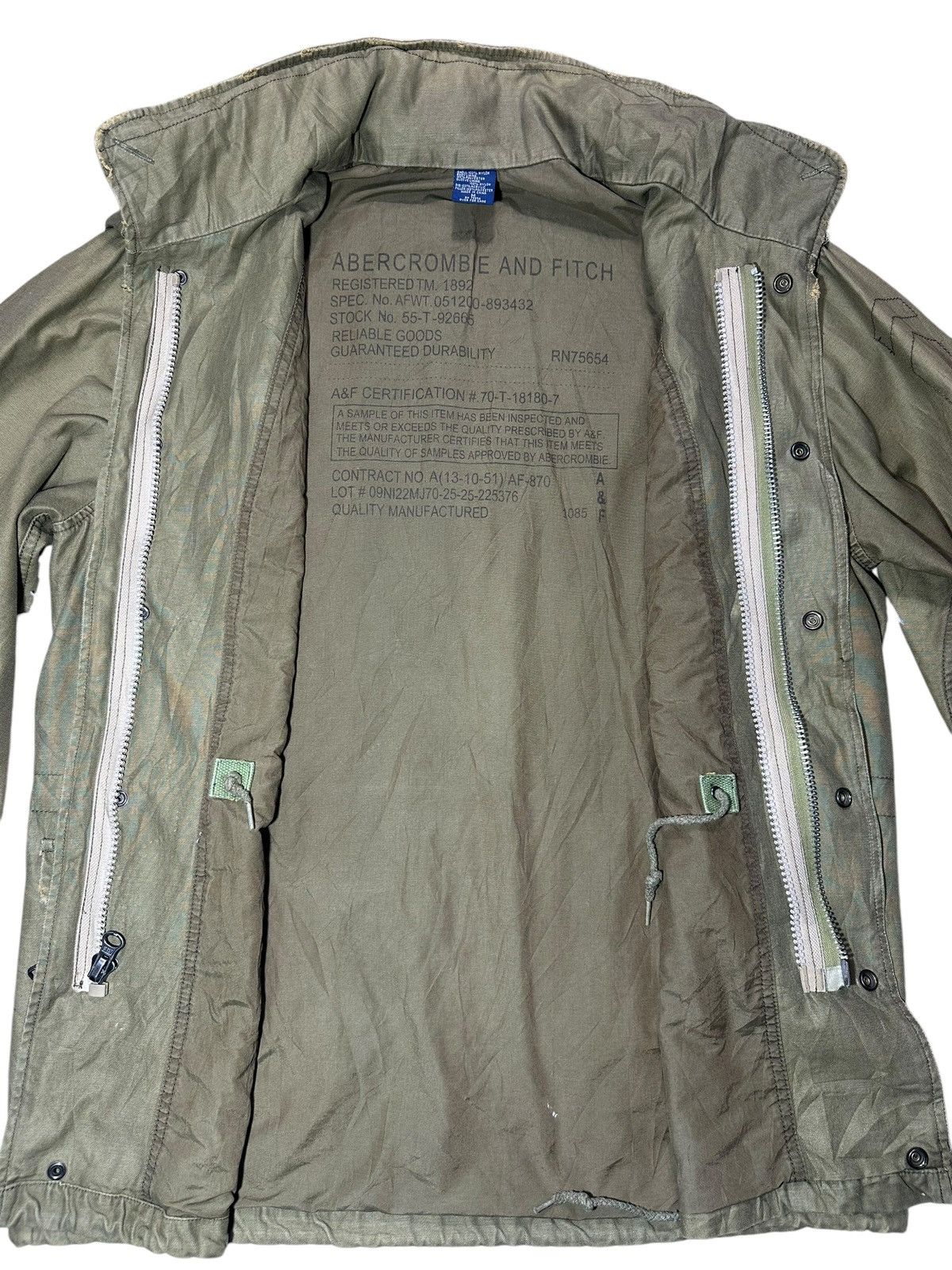 Abercrombie & Fitch Abercrombie & Fitch military-style field jacket Size US XL / EU 56 / 4 - 3 Thumbnail