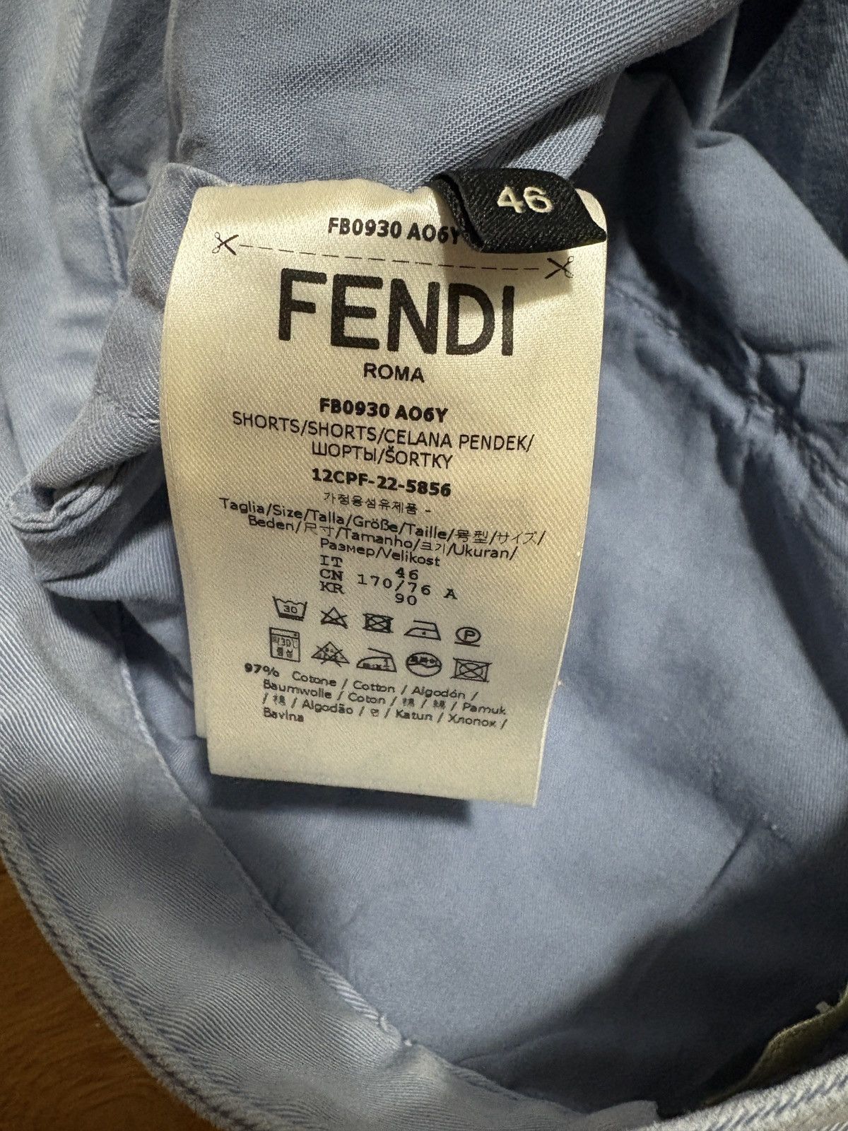 Fendi Fendi Bermuda Shorts Size US 32 / EU 48 - 11 Thumbnail