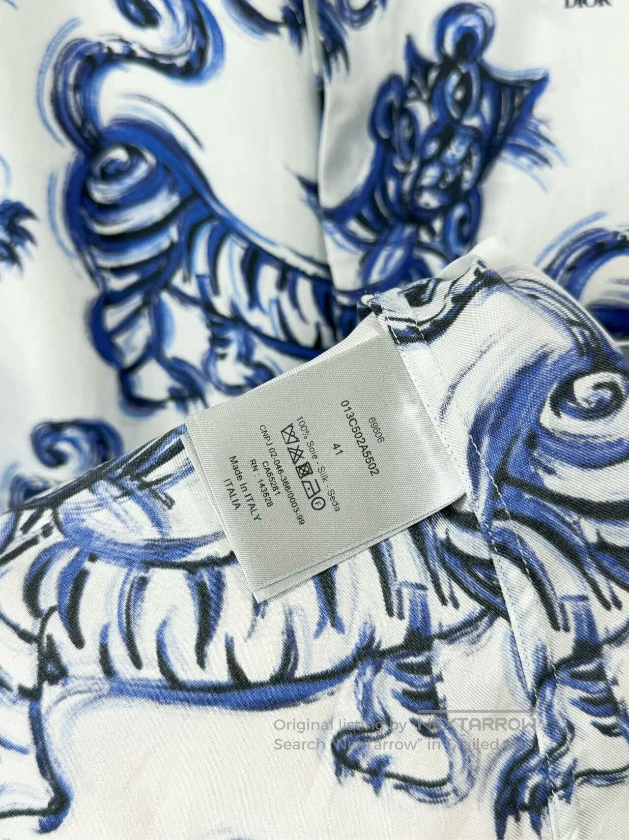Dior Dior x Kenny Scharf Tiger Limited LS Shirt. Size US M / EU 48-50 / 2 - 3 Thumbnail