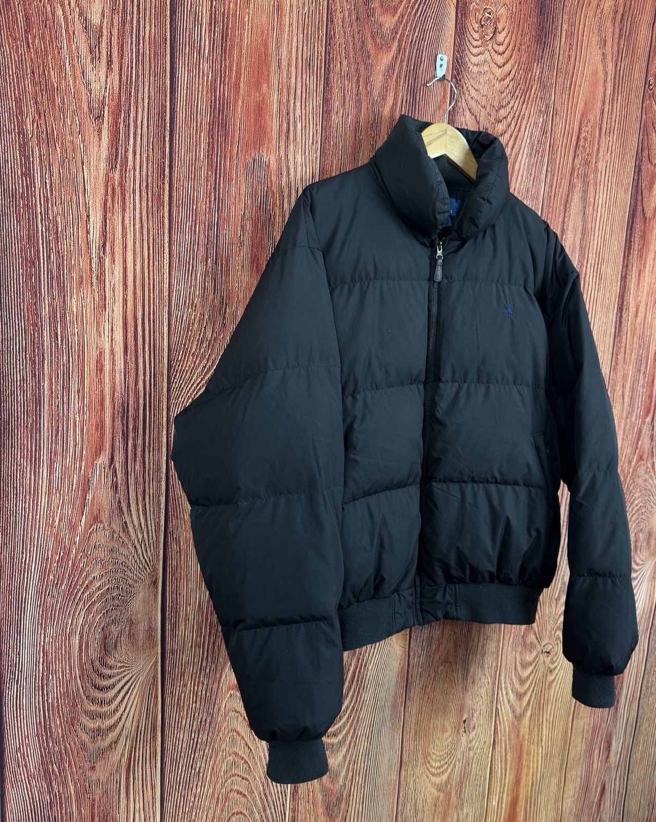 Polo Ralph Lauren Vintage Polo By Ralph Lauren Down Puffer Black Bomber Jacket Size US L / EU 52-54 / 3 - 2 Thumbnail