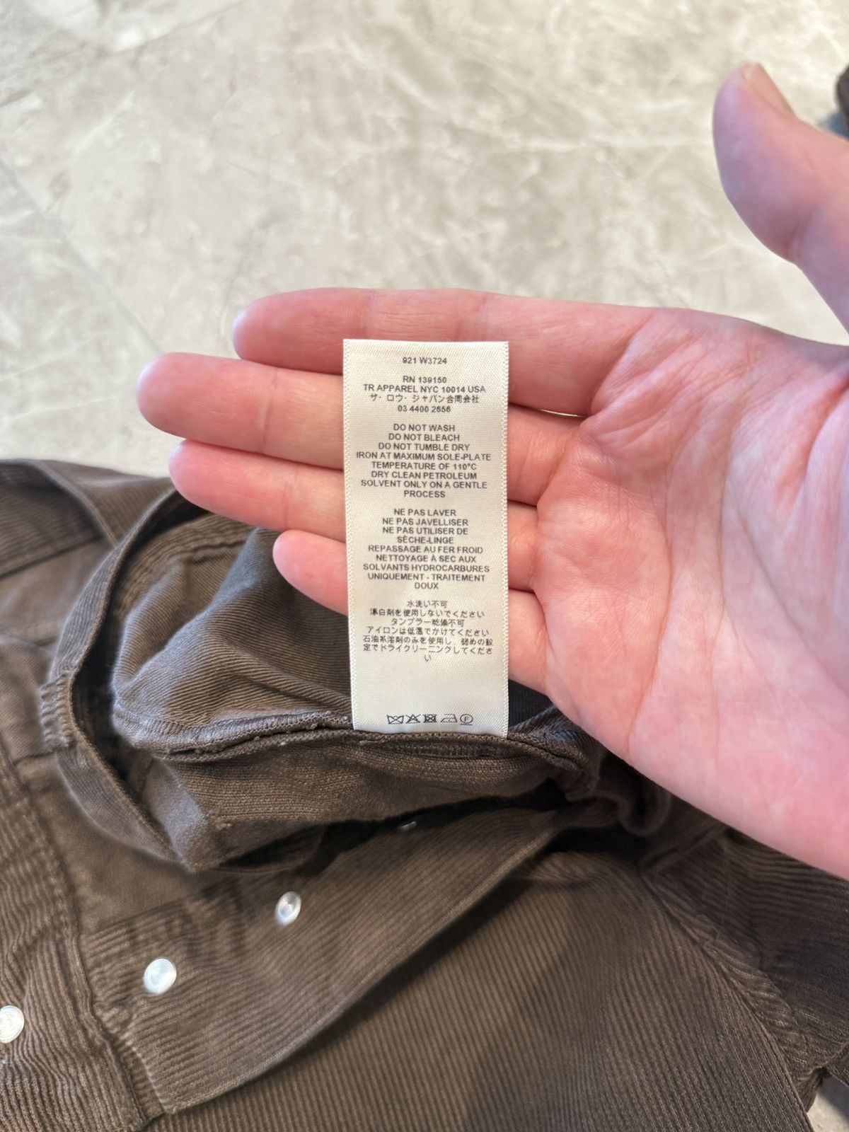 The Row The Row Burt Corduroy Trousers Size US 30 / EU 46 - 18 Thumbnail