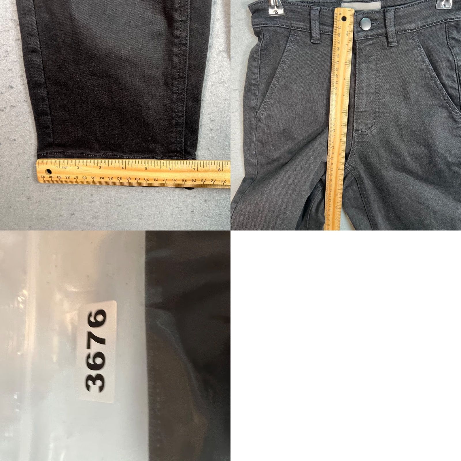 Everlane Everlane Womens 00 Black Short Straight Leg Crop Pants Size 24" / US 00 / IT 34 - 8 Thumbnail