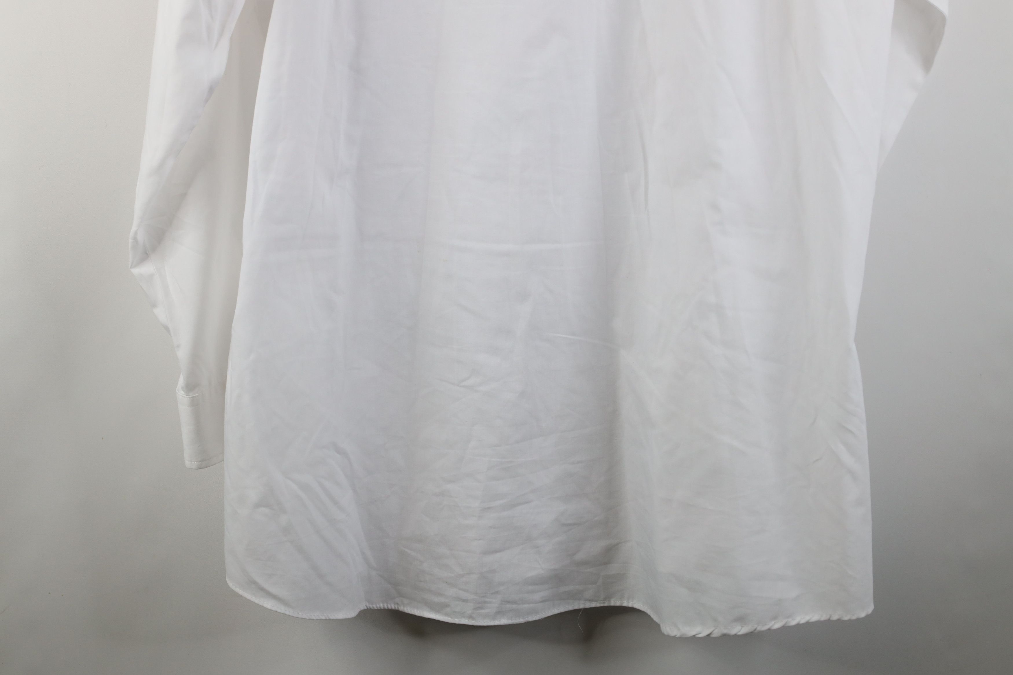Vintage Vintage 90s Streetwear Formal Tuxedo Button Shirt White Size US XXL / EU 58 / 5 - 13 Thumbnail