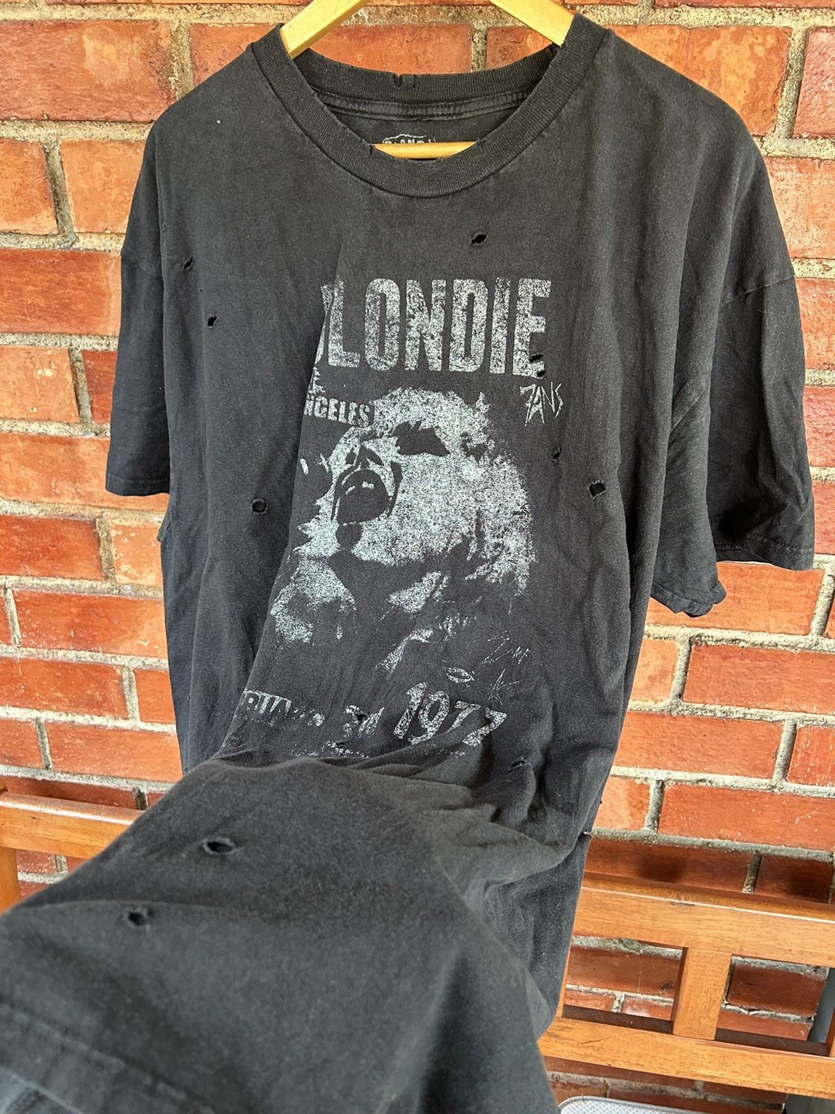 Band Tees 💥 BLONDIE DISTRESSED TEES Size US XL / EU 56 / 4 - 4 Thumbnail