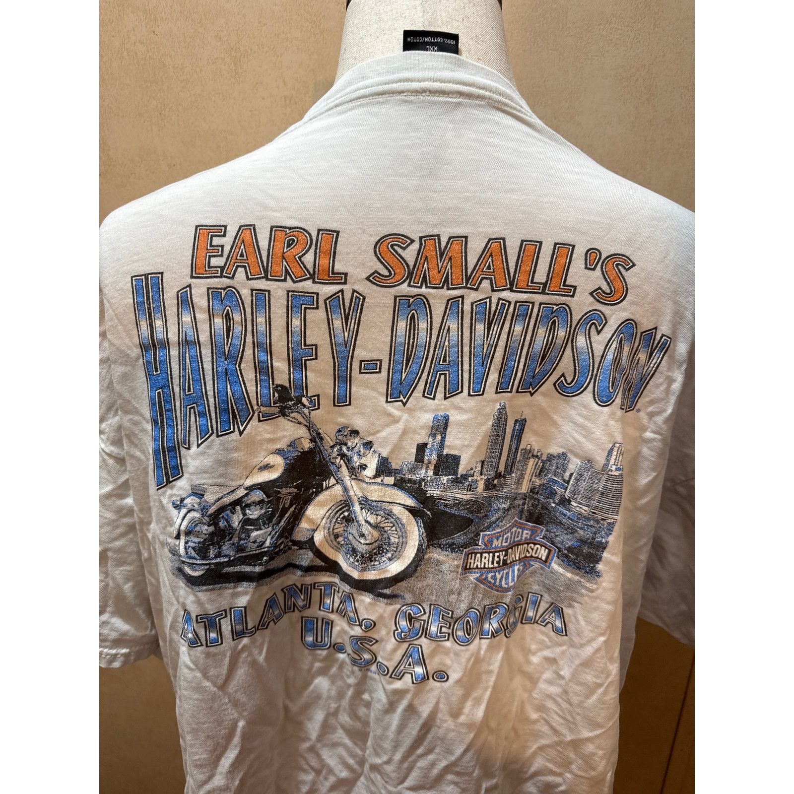 Harley Davidson Vintage Harley Holoubek XXL Atlanta GA Pocket Tee USA Size US XXL / EU 58 / 5 - 1 Thumbnail
