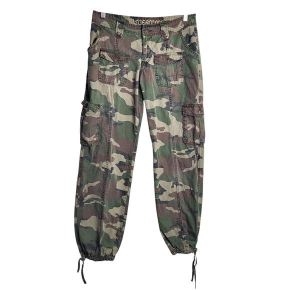 Vintage Vintage Sidestreet Camouflage Cargo Military Utility Pants Size 30" / US 8 / IT 44 - 1 Thumbnail