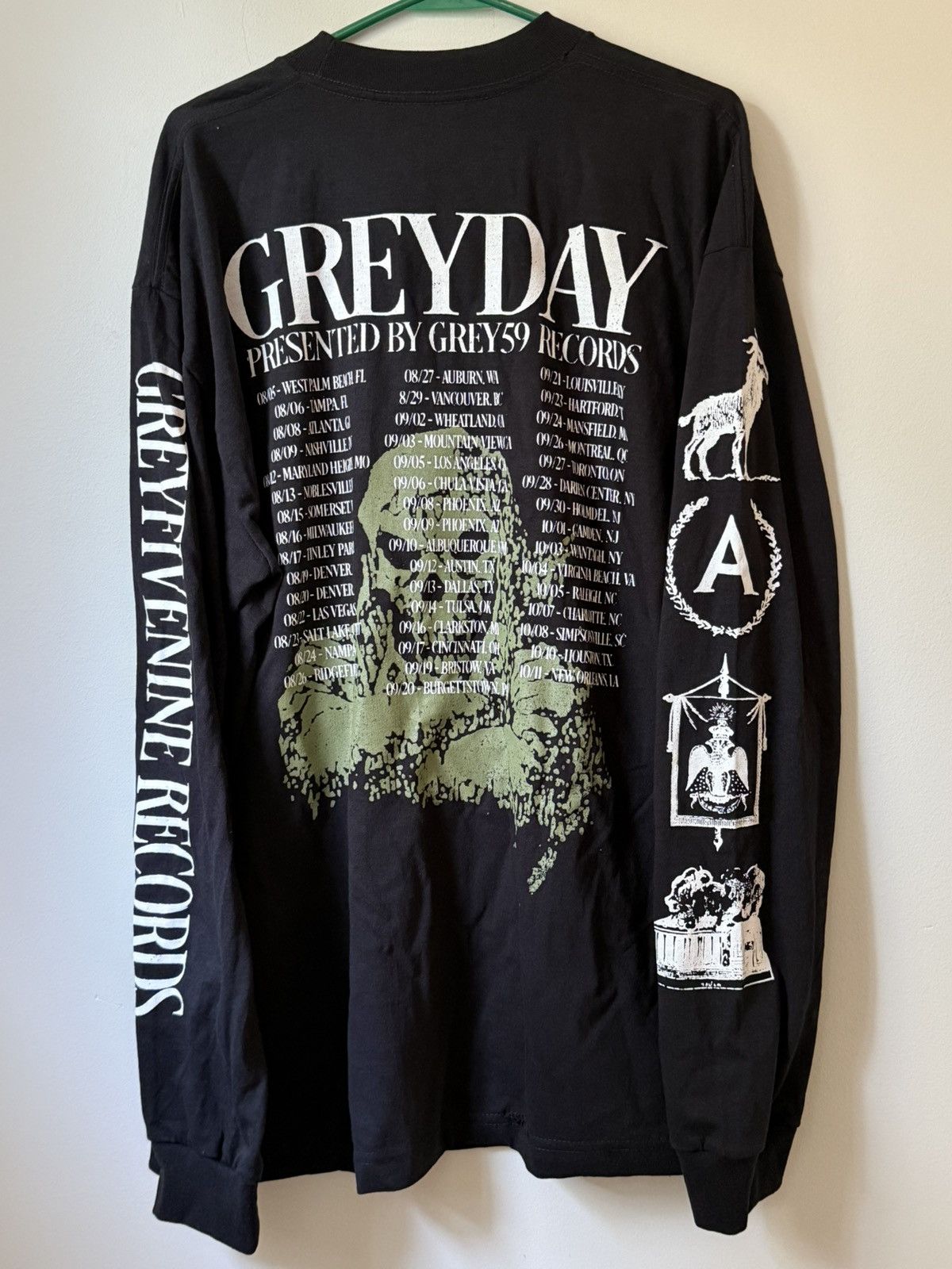 G59 Records SuicideBoys Grey Dey 2025 Long Sleeve Ritual Shirt Size US XL / EU 56 / 4 - 2 Thumbnail